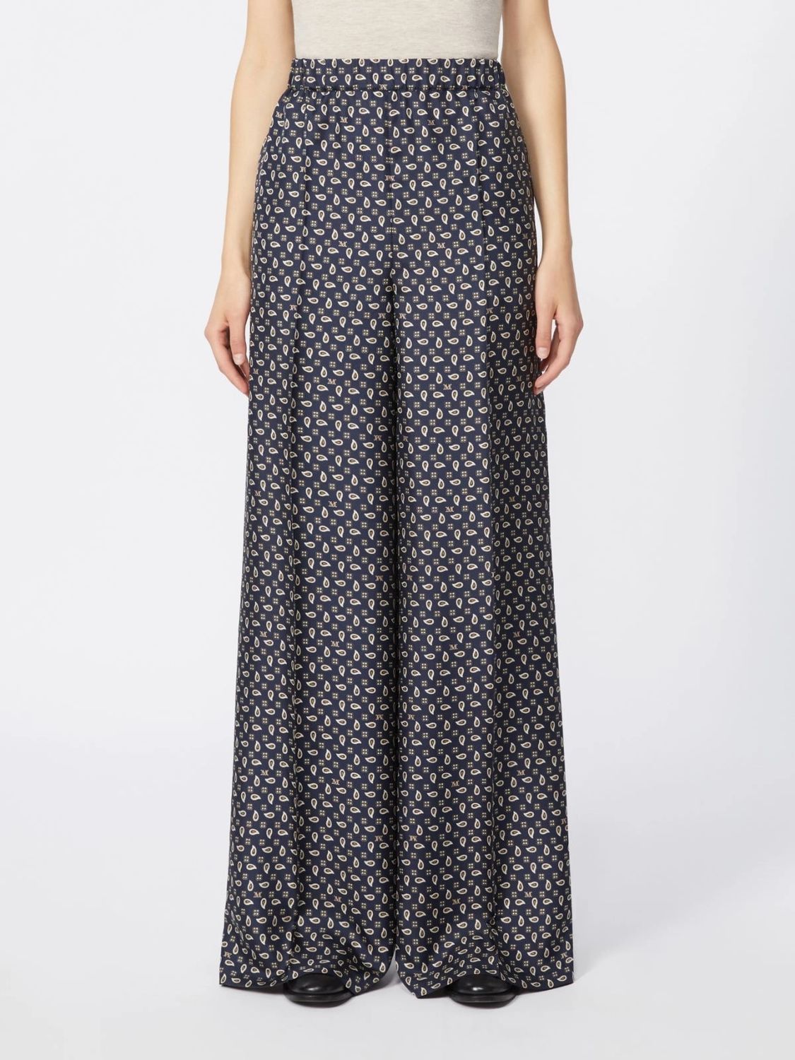 MAX MARA Silk Tailored Trouser for Women