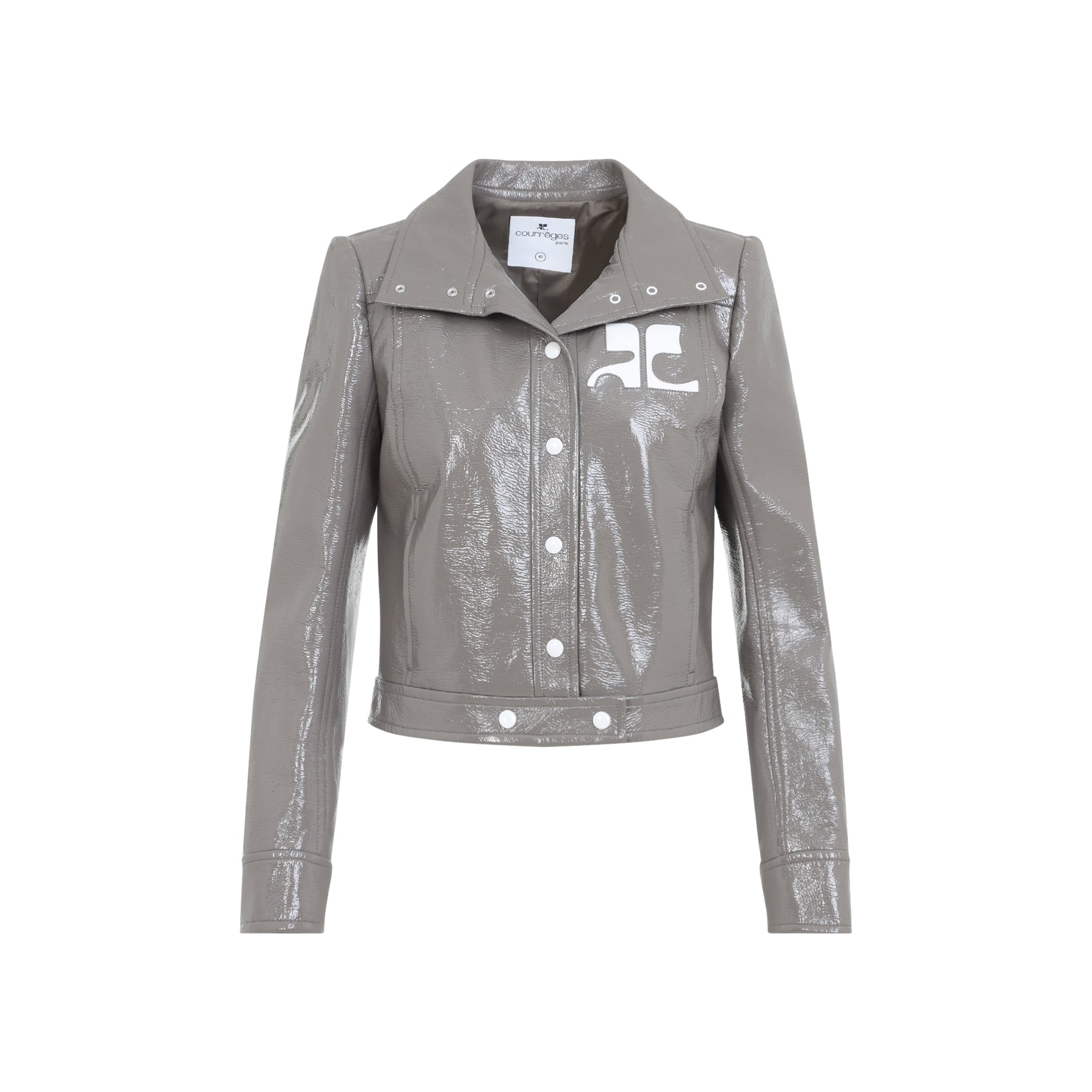 COURREGES Vinyl Reedition Jacket for Men - SS26