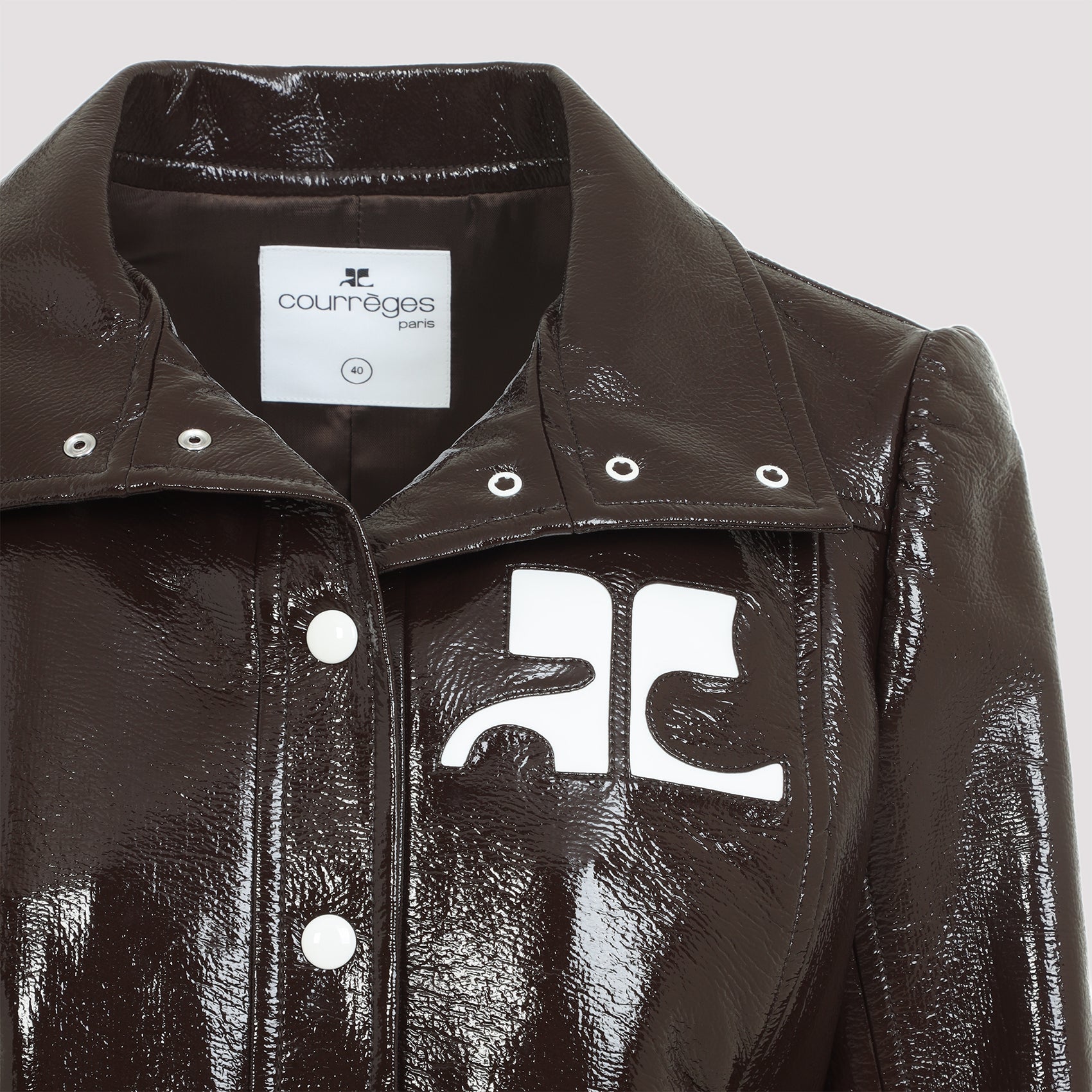 COURREGES Vinyl Jacket for Men - SS26 Collection