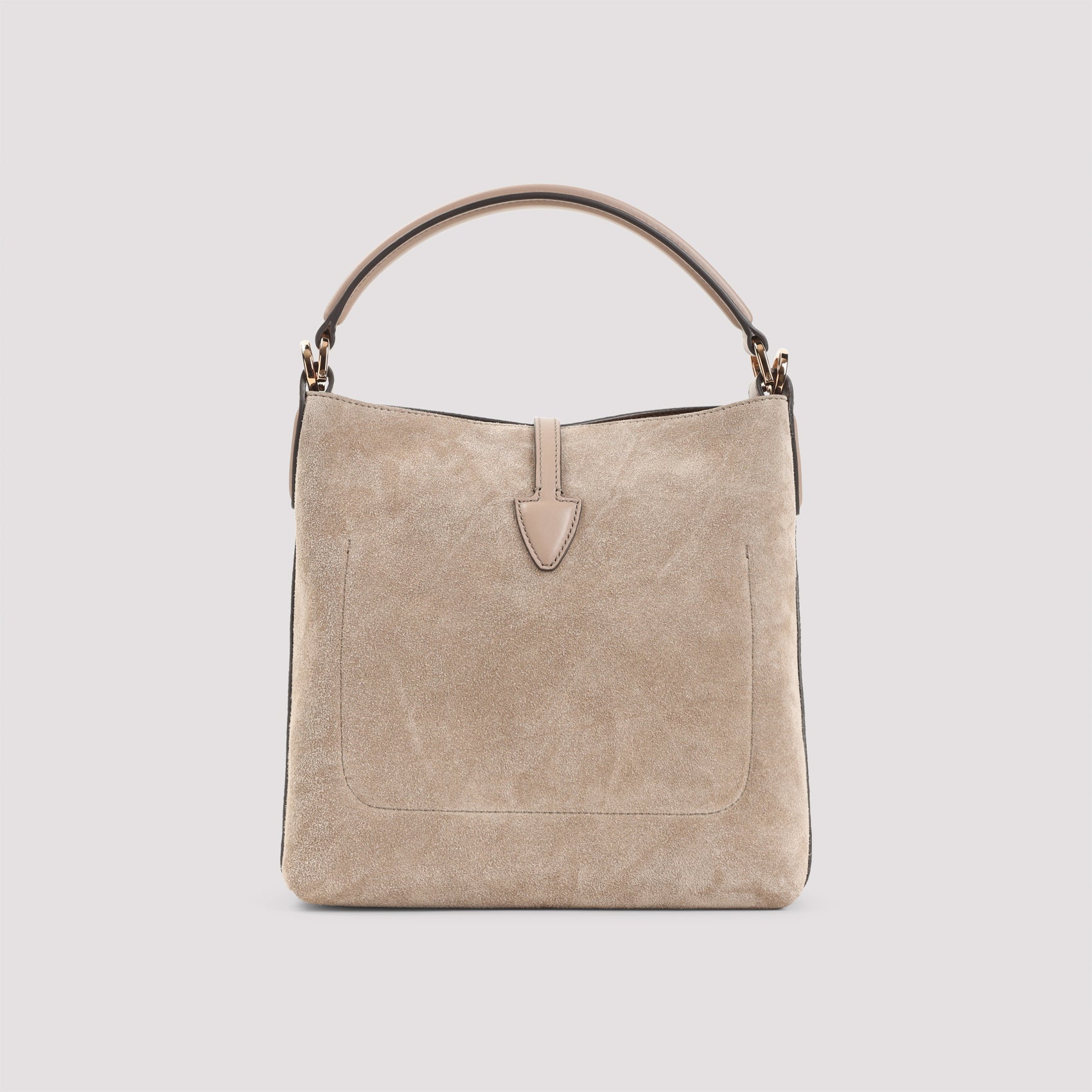 TOD`S Mini Suede Leather Shoulder Bag - 22cm x 24cm x 9cm