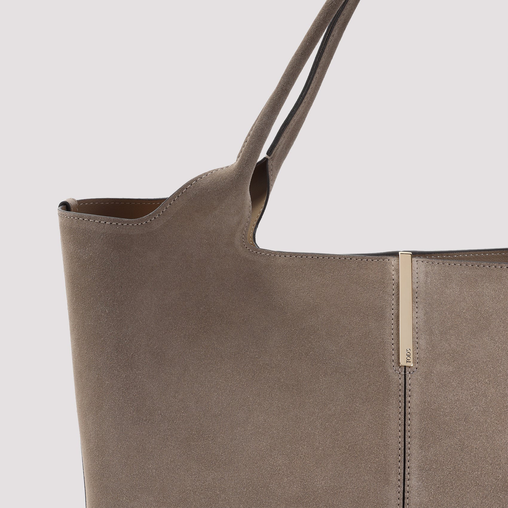 TOD`S Suede Shopping Bag - 42cm x 28cm x 13cm