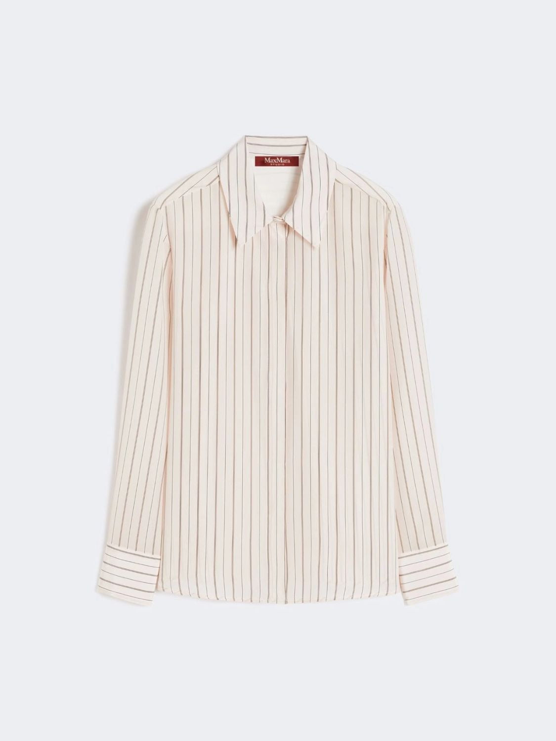 MAX MARA STUDIO Elegant Mini Silk Flirt Shirt