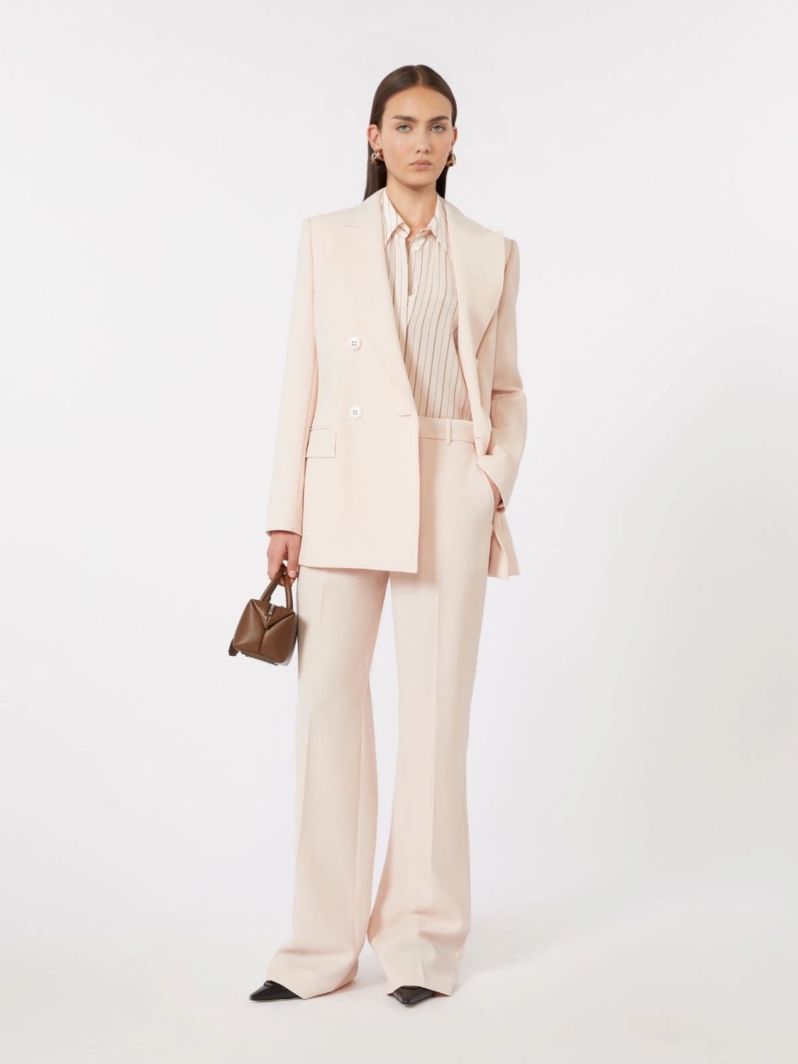 MAX MARA STUDIO Elegant Mini Silk Flirt Shirt