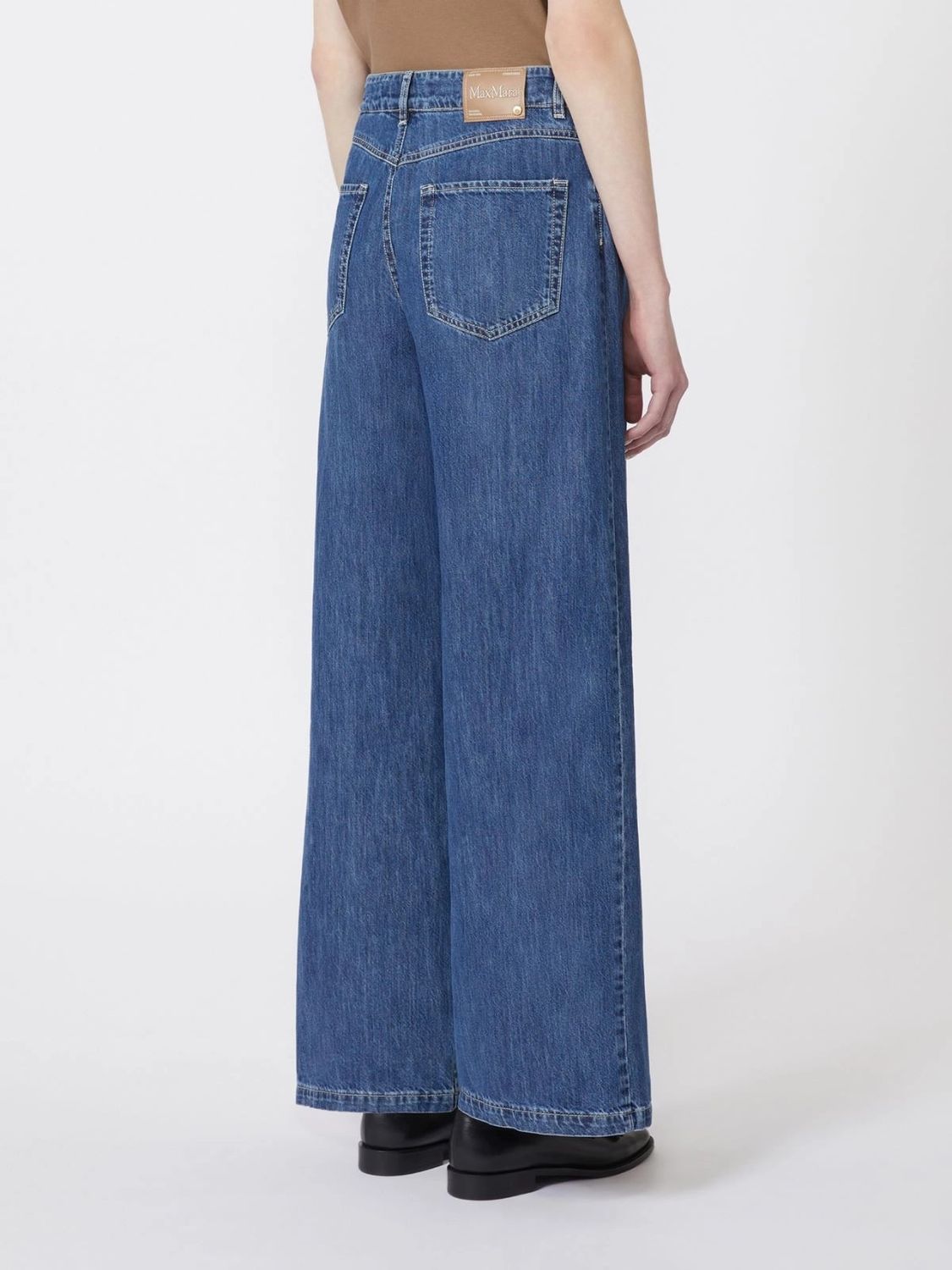 S MAX MARA Denim Trouser for Women - Summer Style