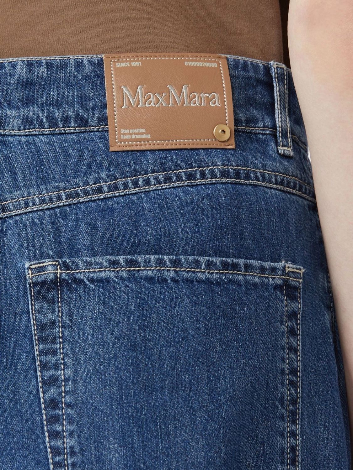 S MAX MARA Denim Trouser for Women - Summer Style