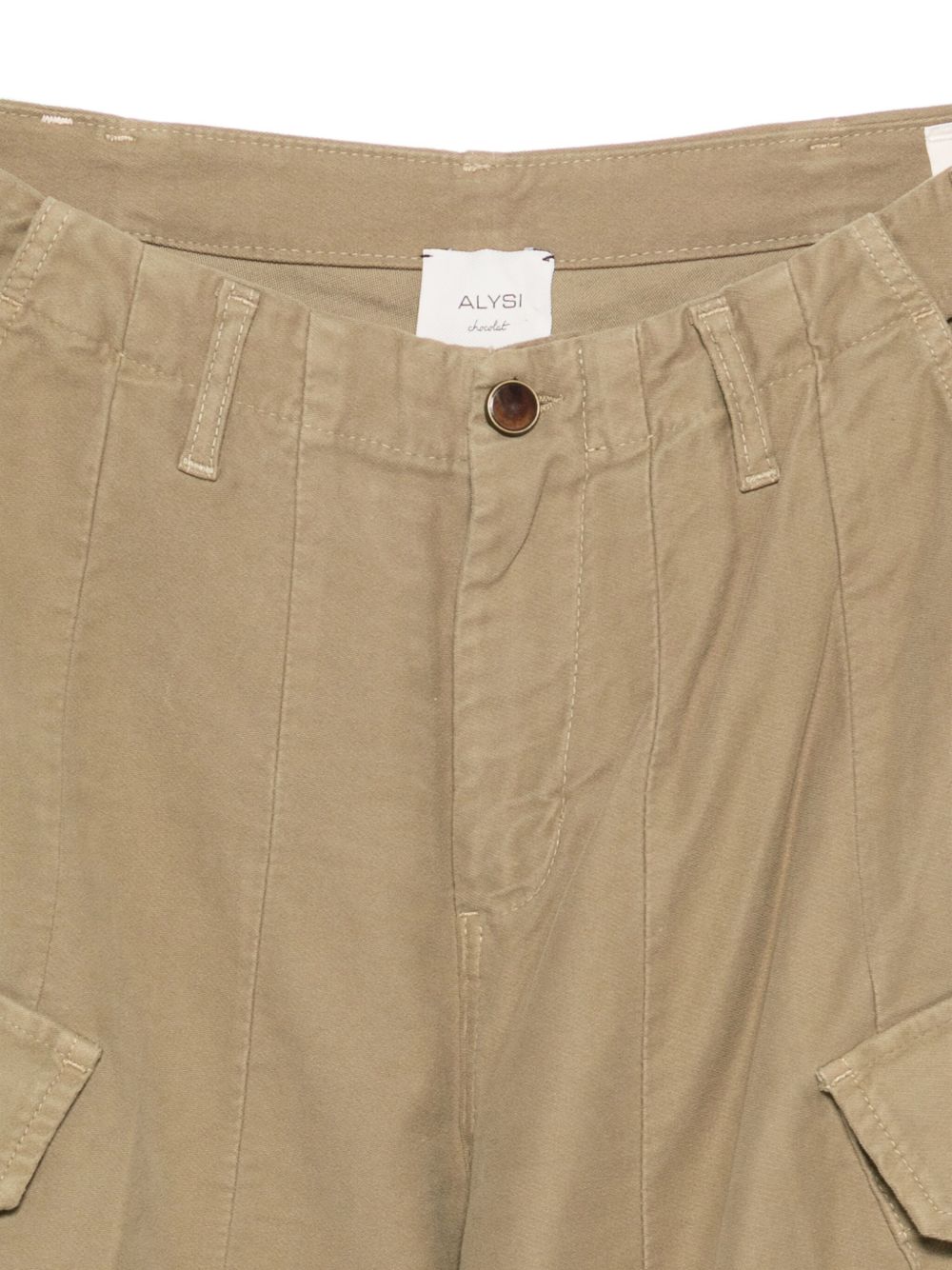 ALYSI Women's Mini Cargo Trousers with Side Pockets