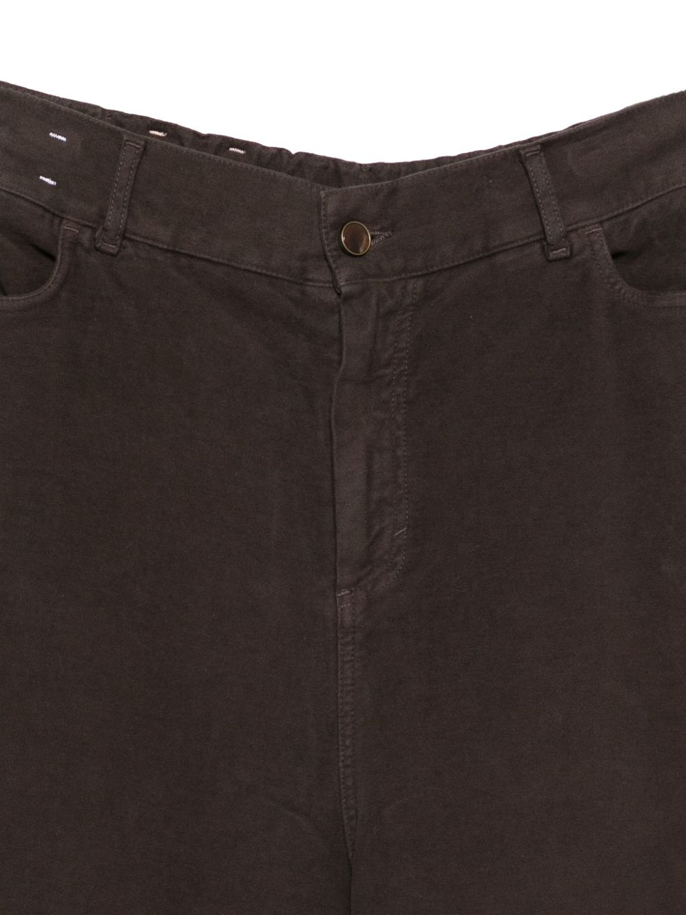 ALYSI Flared Leg Trousers with Elasticated Waistband