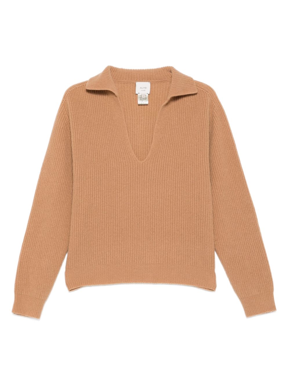 ALYSI Wool Polo Sweater