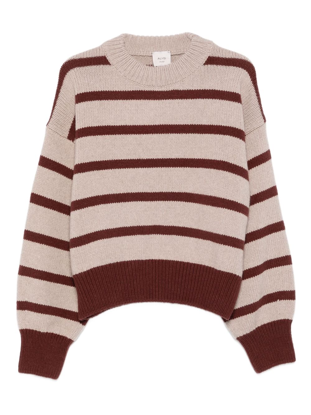 ALYSI Striped Wool Jumper (Medium)