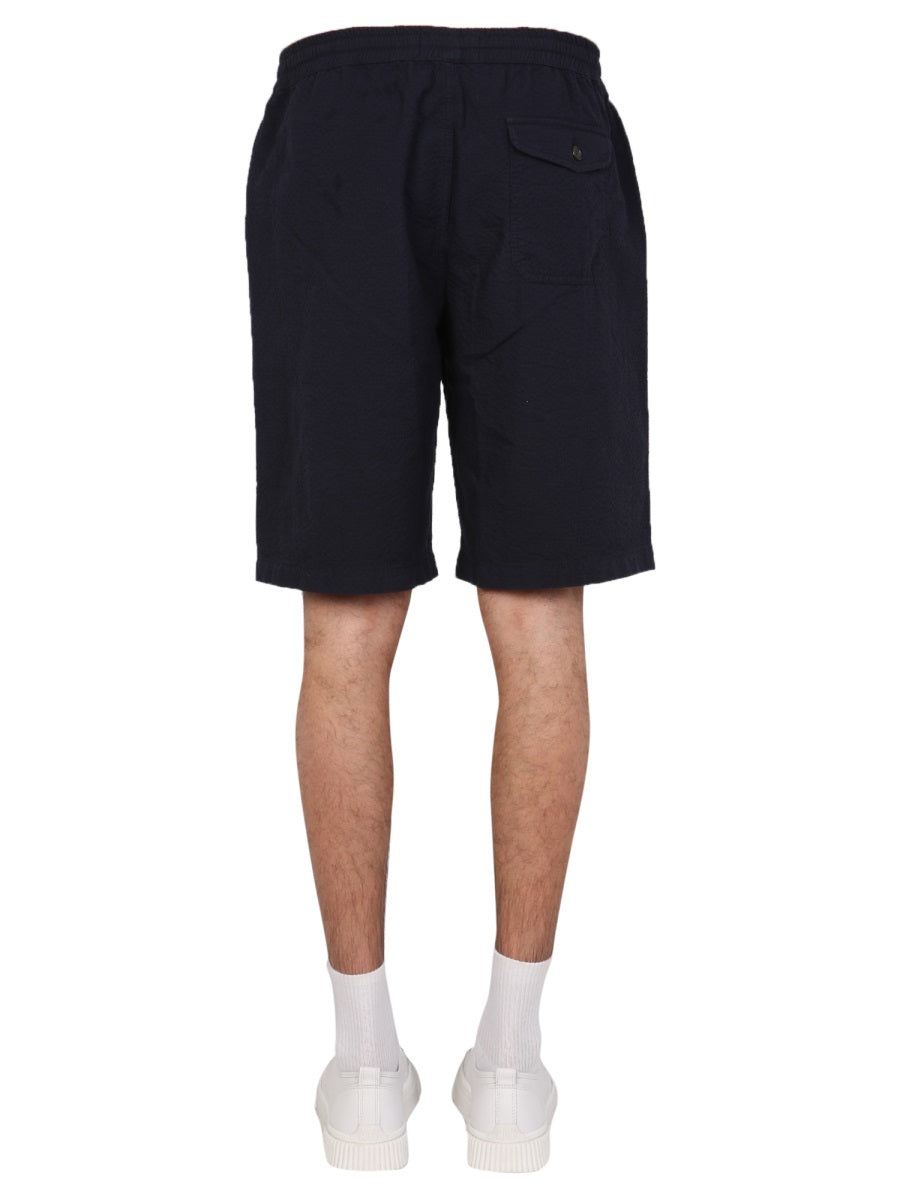 UNIVERSAL WORKS Fleece Bermuda Shorts for Men - Relaxed Fit