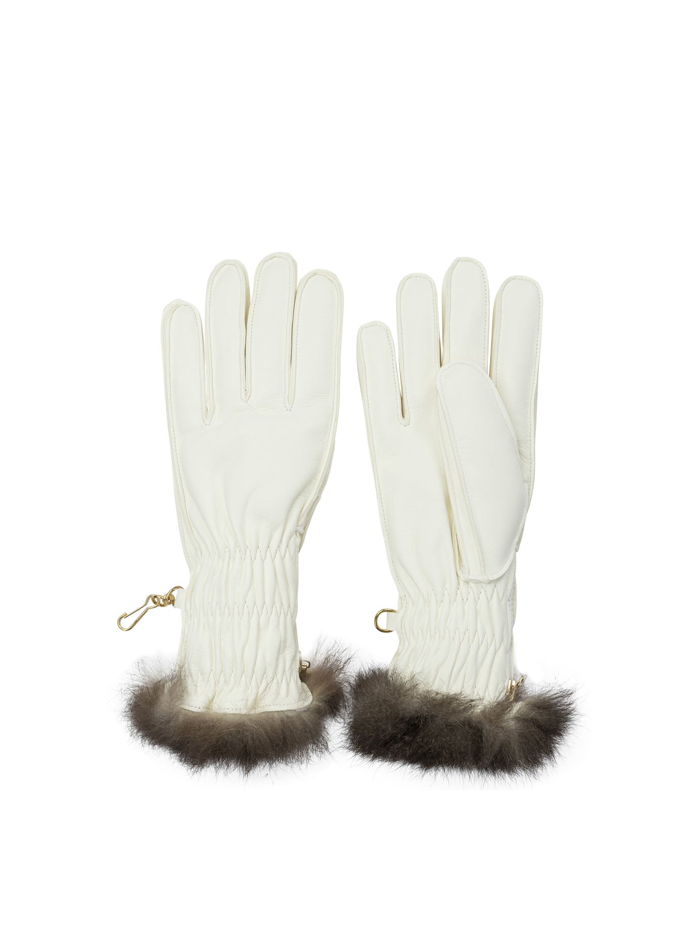 RESTELLI Classic Unisex Ski Gloves with Side Zipper and Elastic Bands - FW25