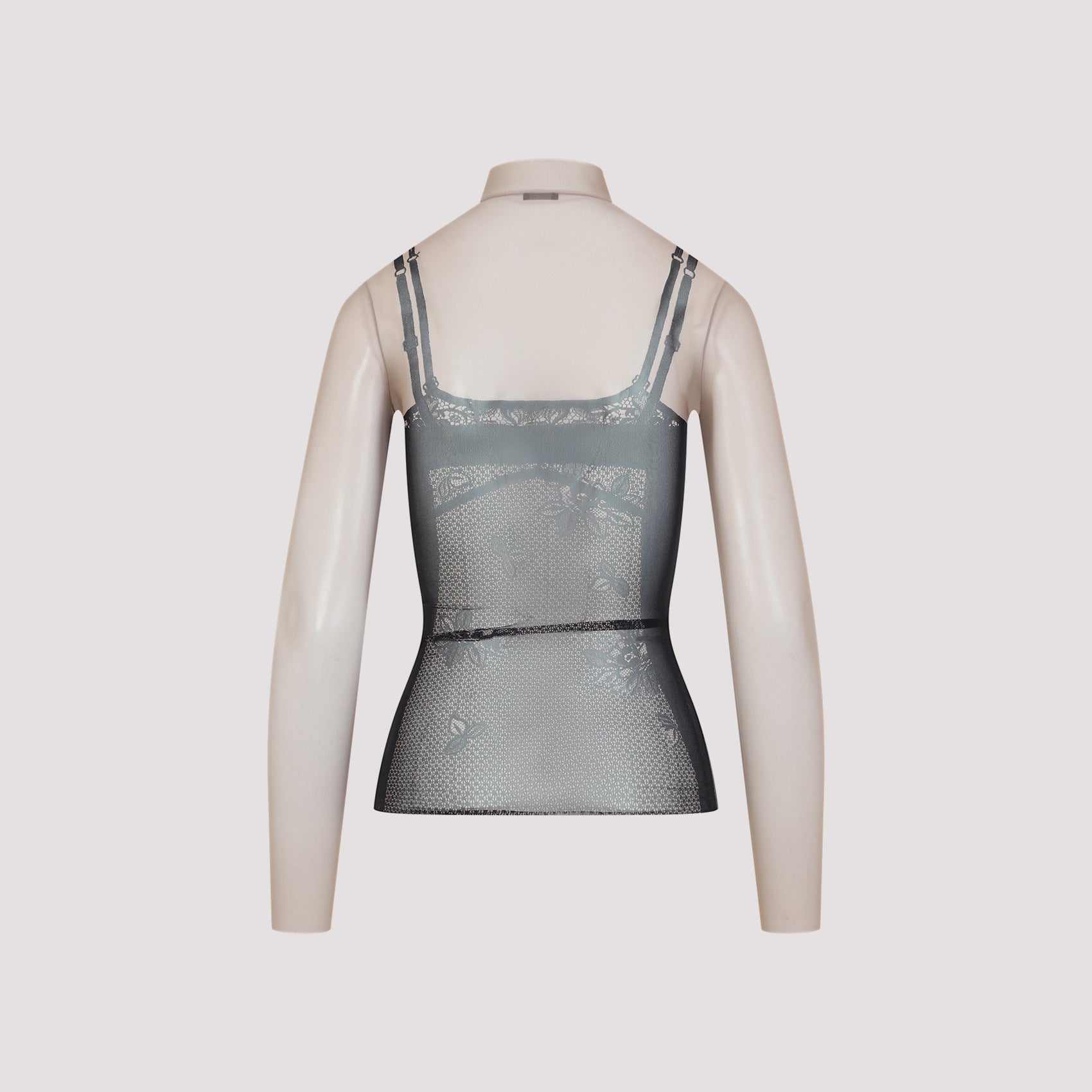 BALENCIAGA Trompe Oeil Lingerie Top - SS25 Collection
