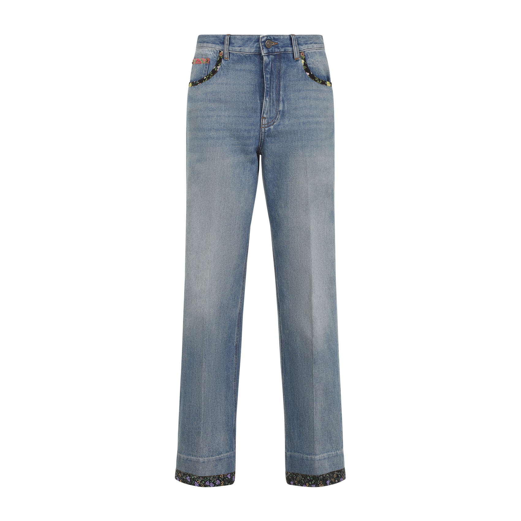 VALENTINO Cotton Jeans - SS25 Collection