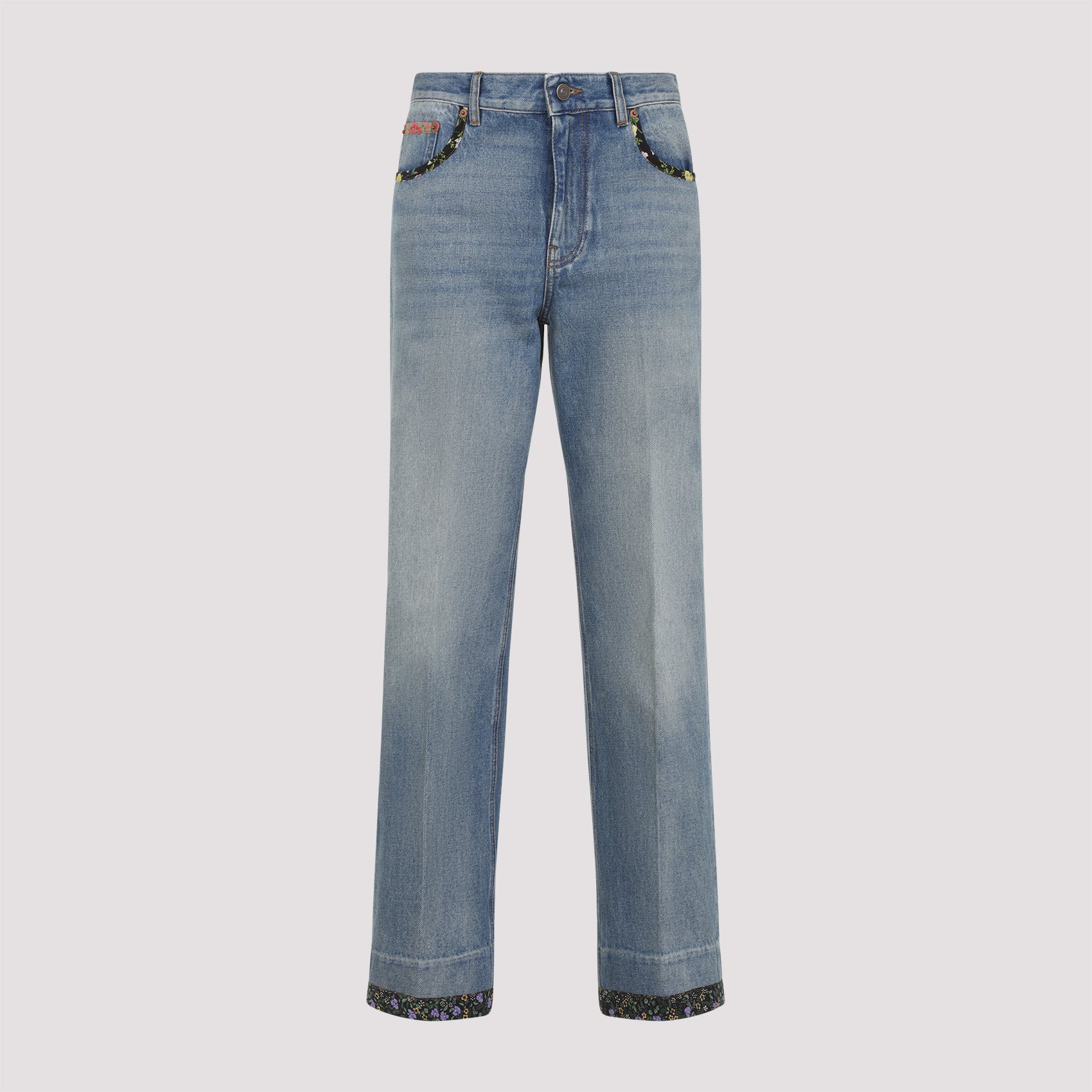 VALENTINO Cotton Jeans - SS25 Collection