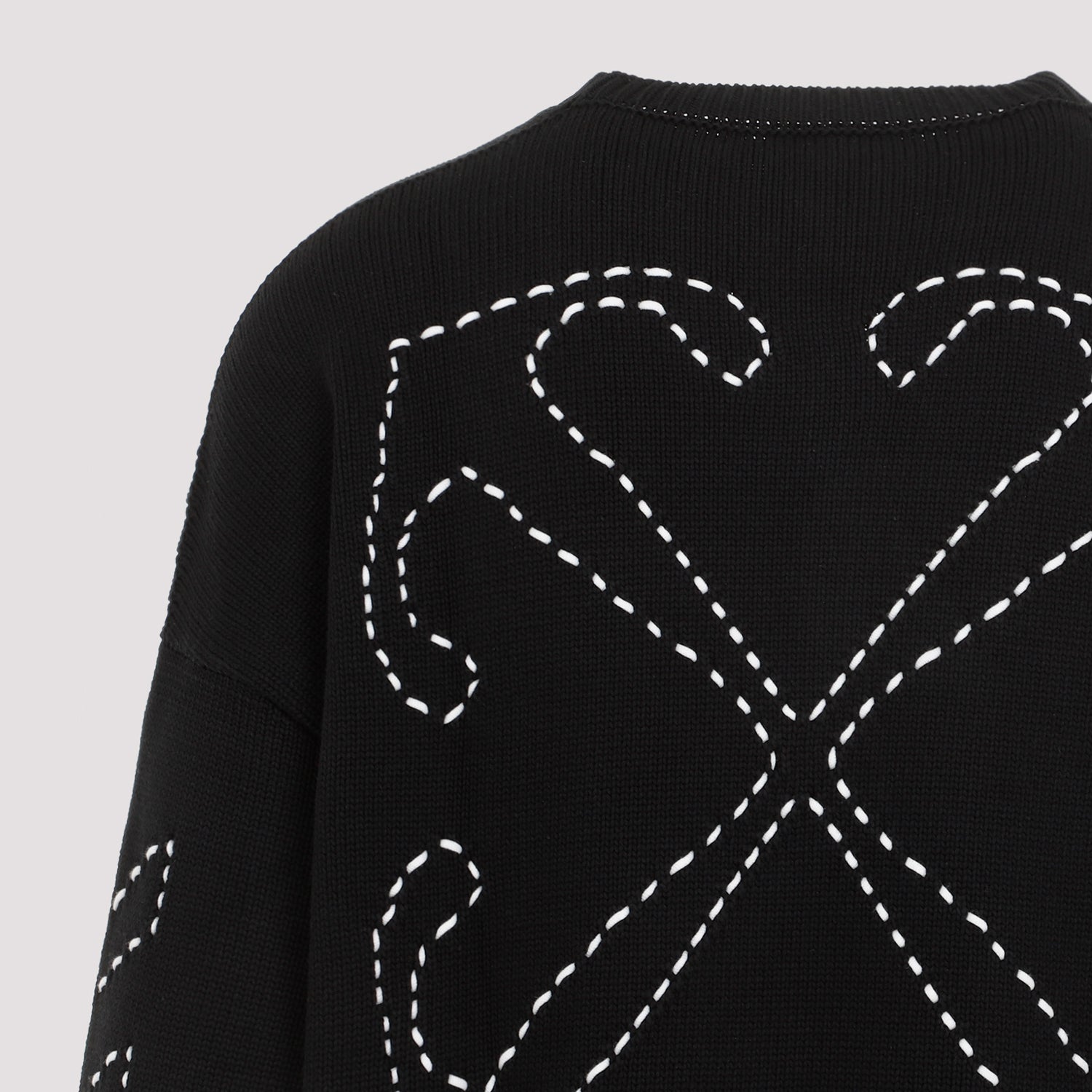 OFF WHITE Stitch Arrow Diags Pullover for Men - SS25