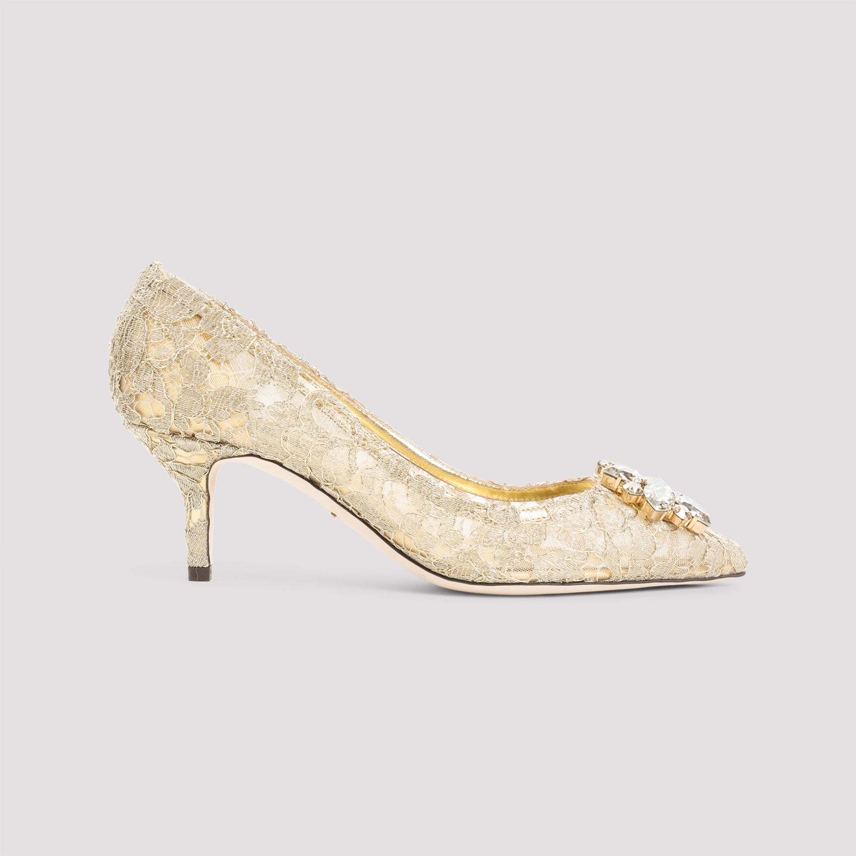 DOLCE & GABBANA Luxe Lace Pumps with 6.5cm Heel