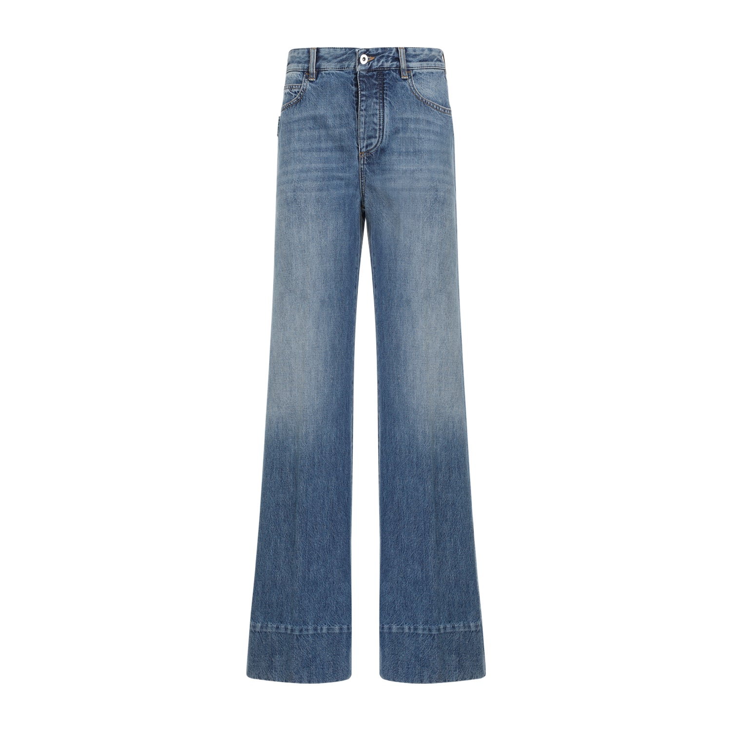 BOTTEGA VENETA Wide Leg Denim Jeans