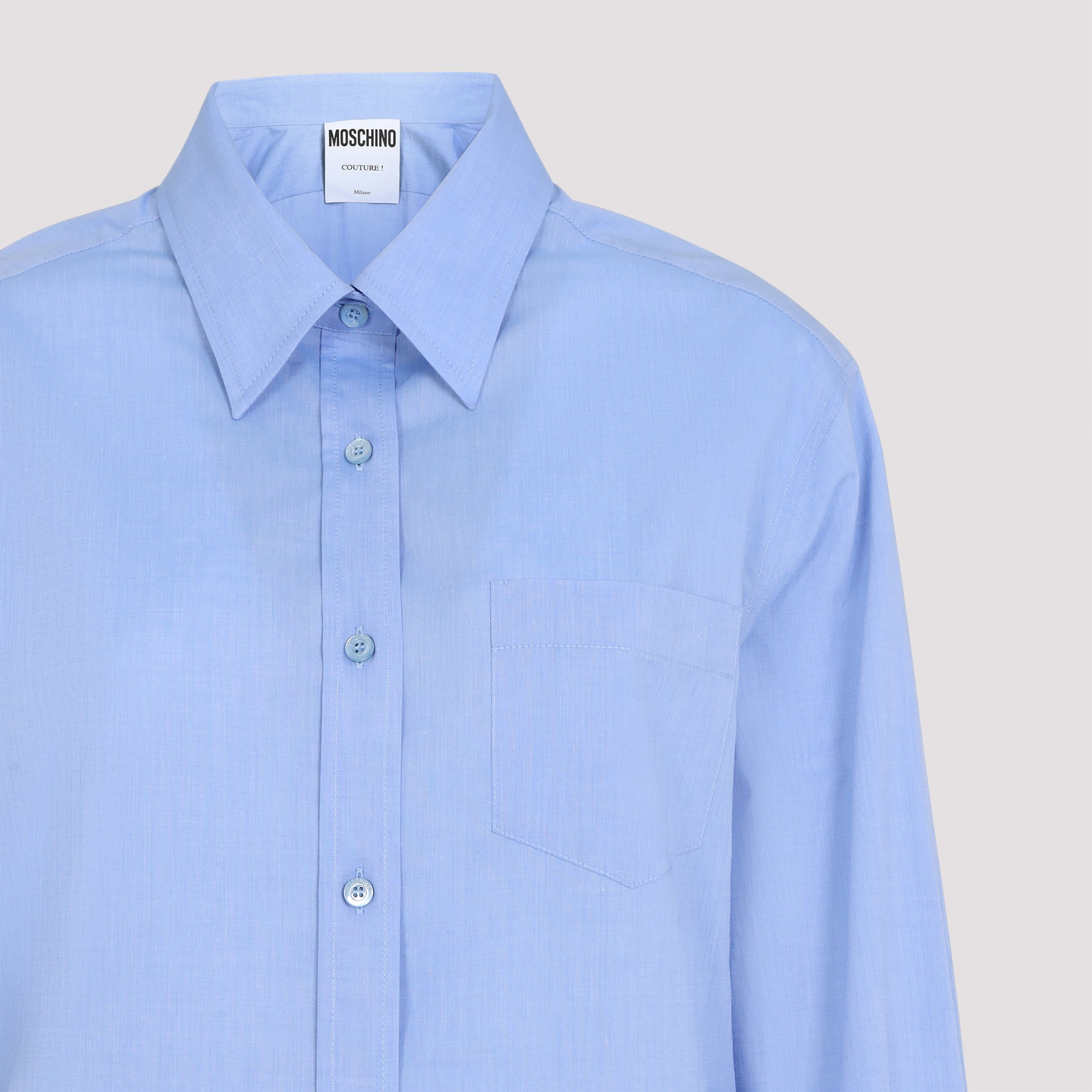 MOSCHINO Cotton Shirt for Men - SS25 Collection