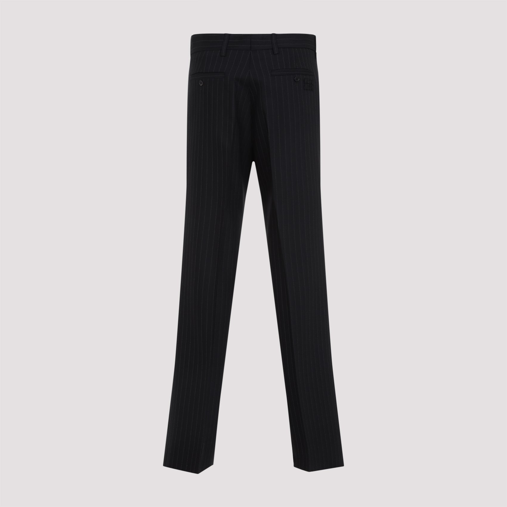 MIU MIU Loose Fit Wool Pants for Men