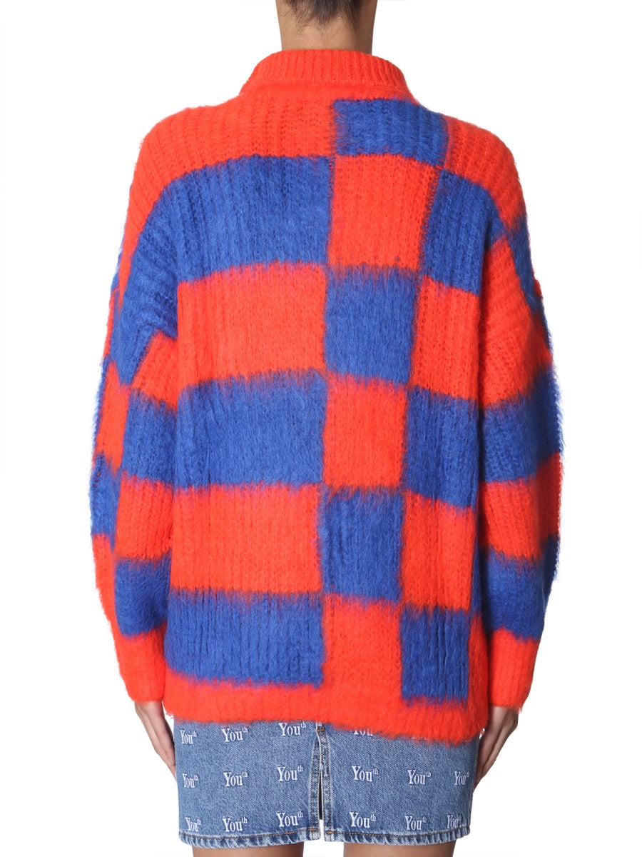 MSGM Oversized Crew Neck Sweater