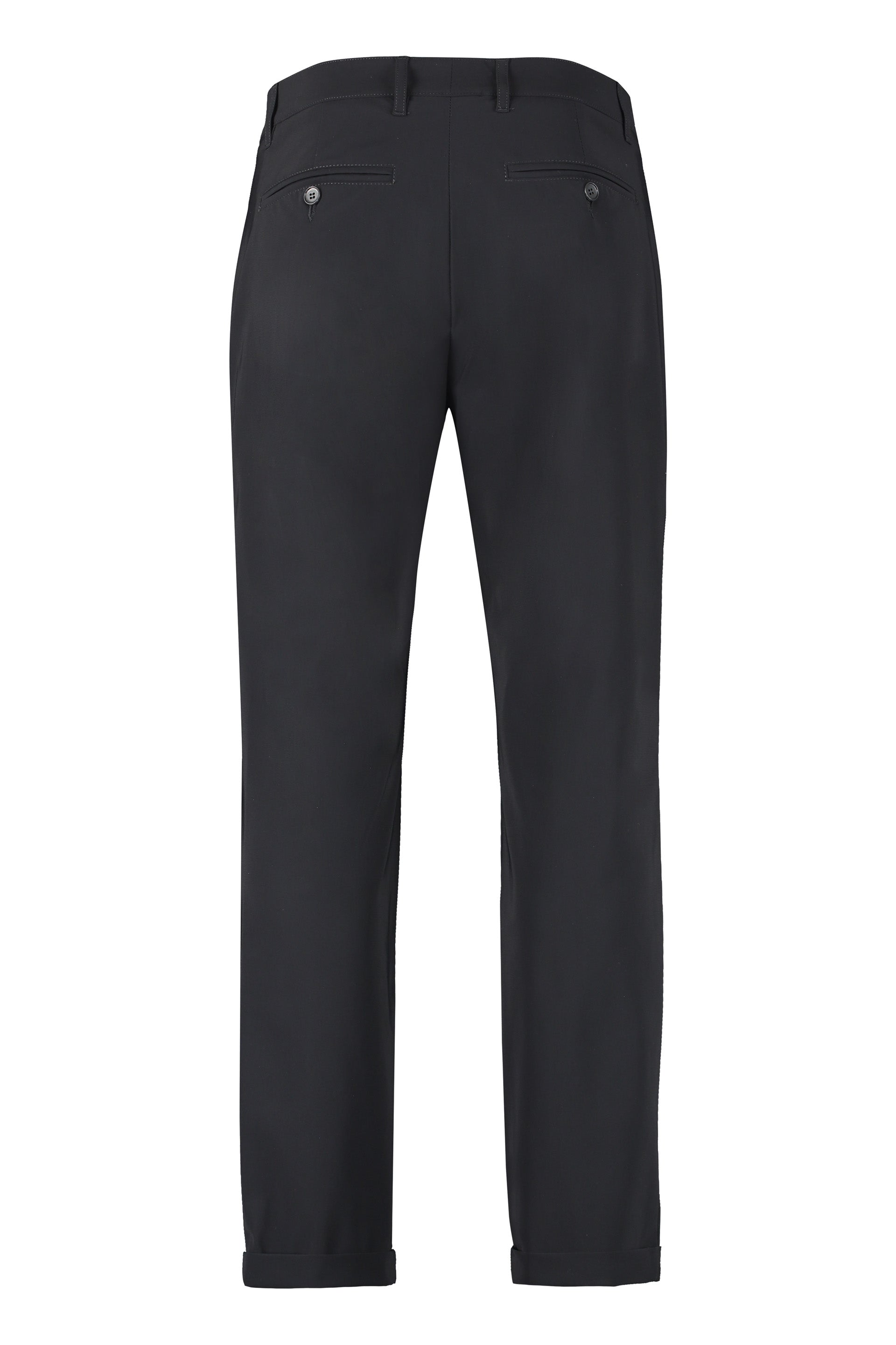 THE (ALPHABET) Tailored Trousers - Cuffed Hem