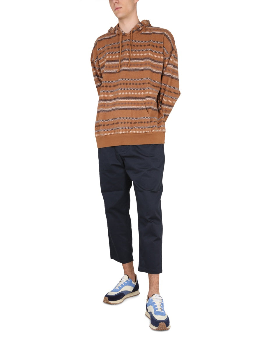 UNIVERSAL WORKS Men's Classic Drawstring Hoodie