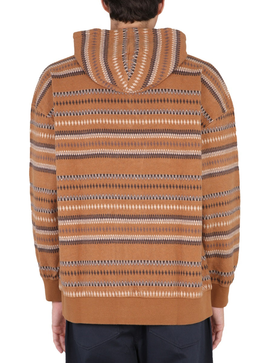 UNIVERSAL WORKS Men's Classic Drawstring Hoodie