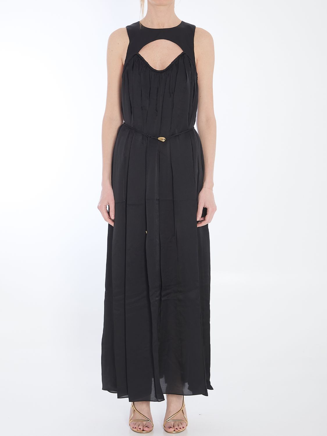 ZIMMERMANN Maxi Dress with Sweetheart Neckline and Cut-Out