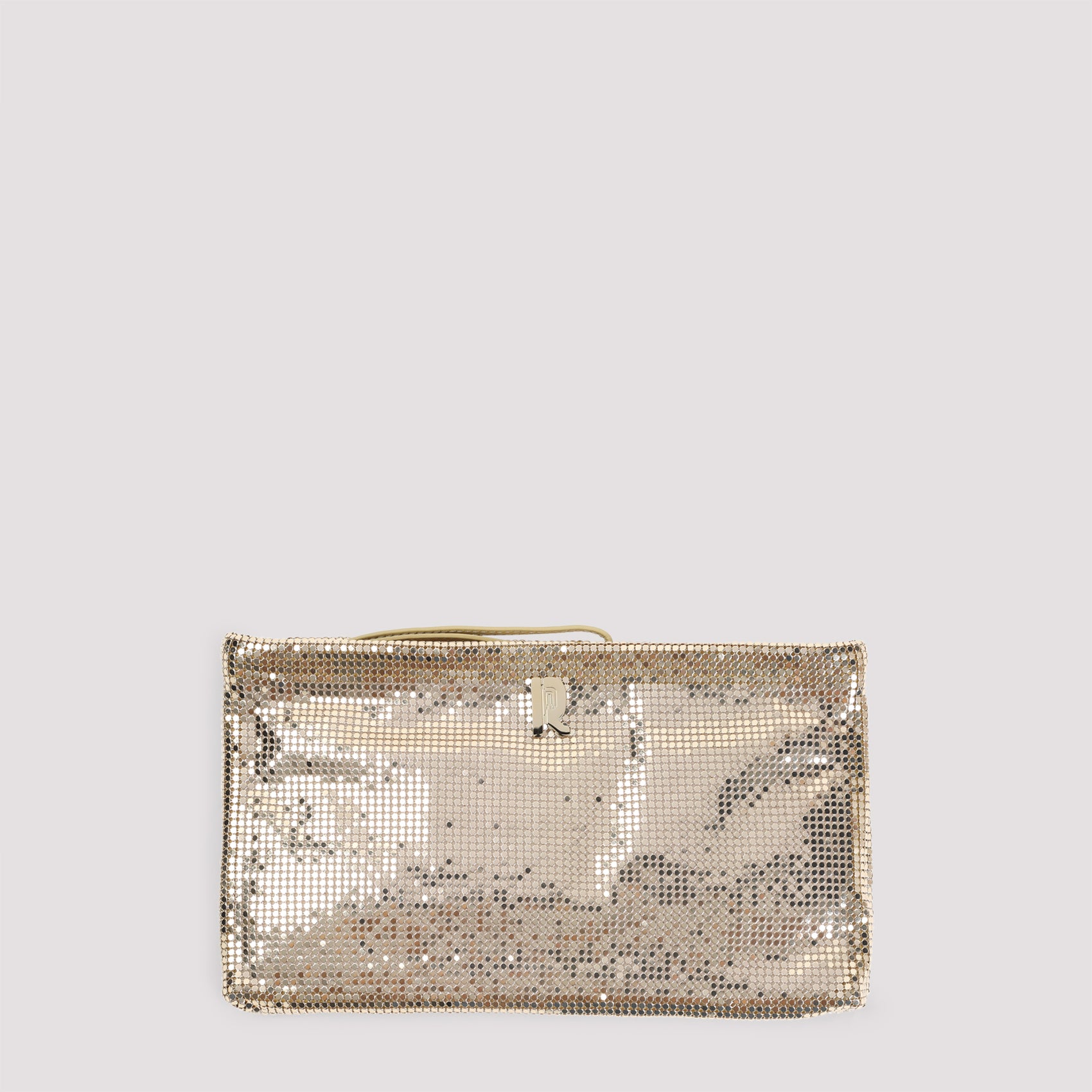 RABANNE Mini Metallic Handbag - 26cm x 16cm x 2cm