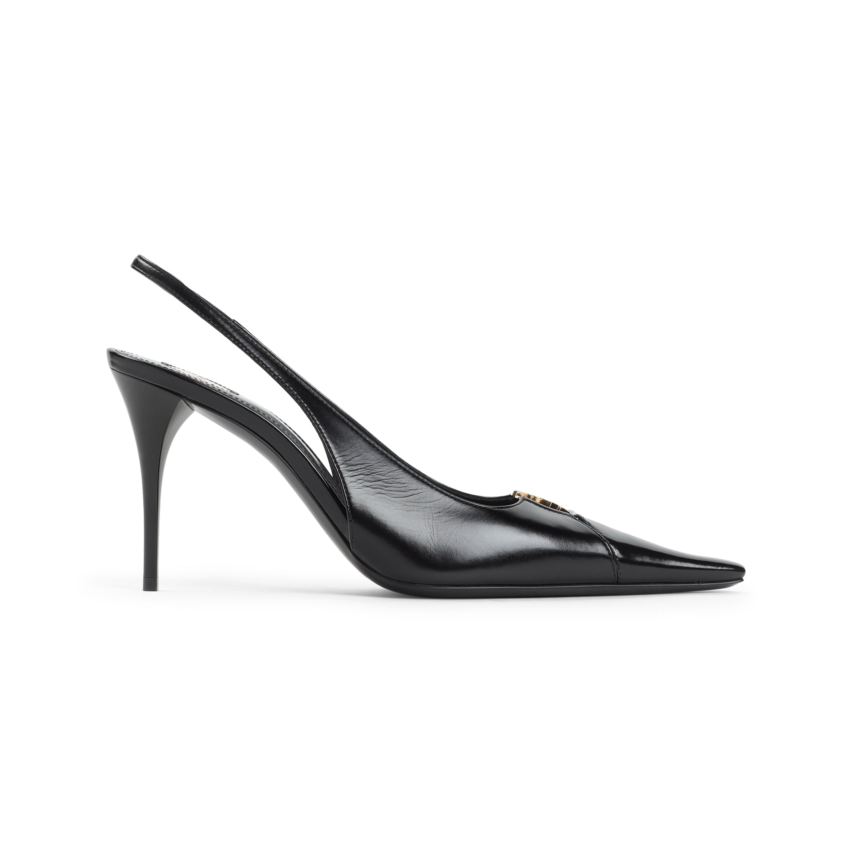 SAINT LAURENT Men's 80mm Leather Pumps