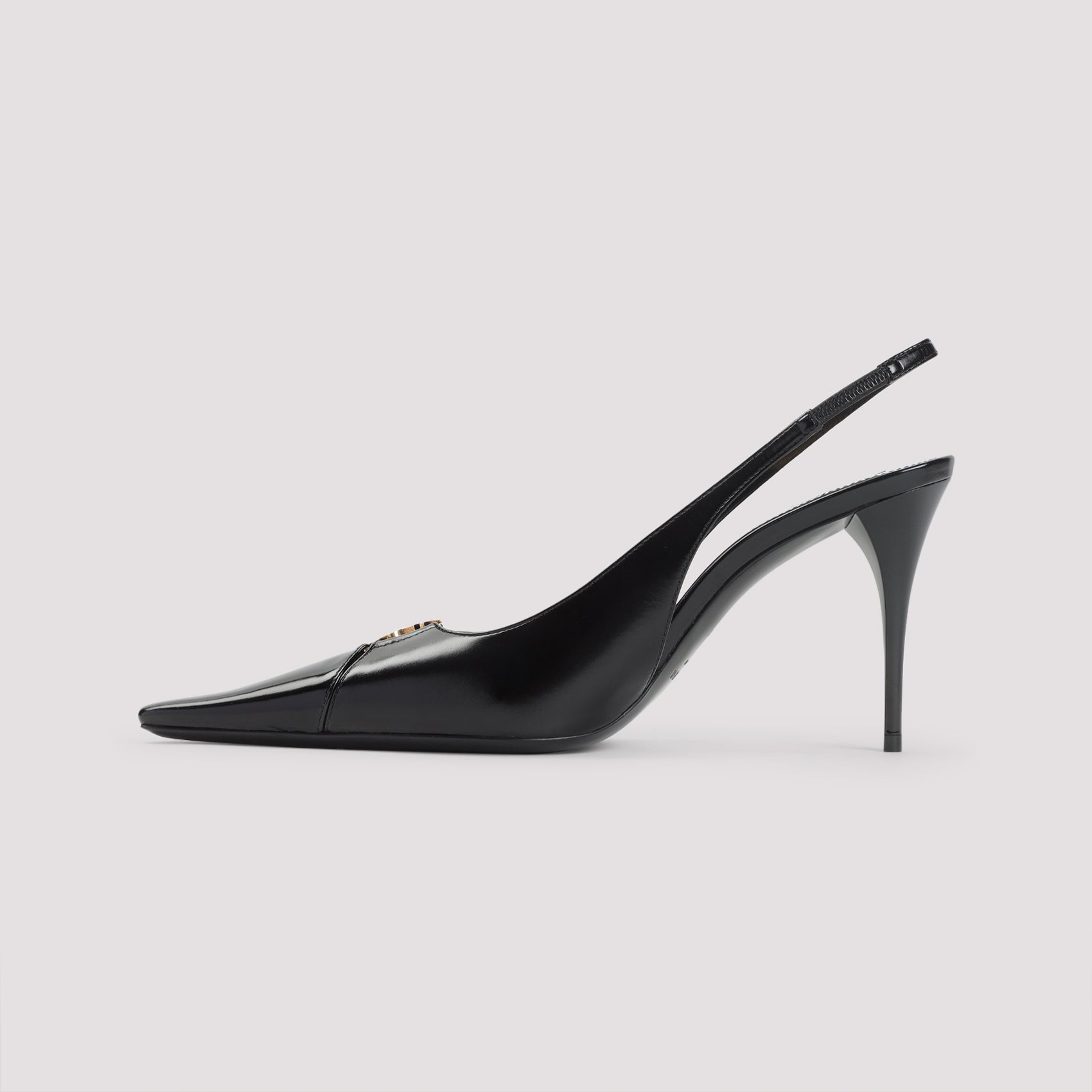 SAINT LAURENT Men's 80mm Leather Pumps