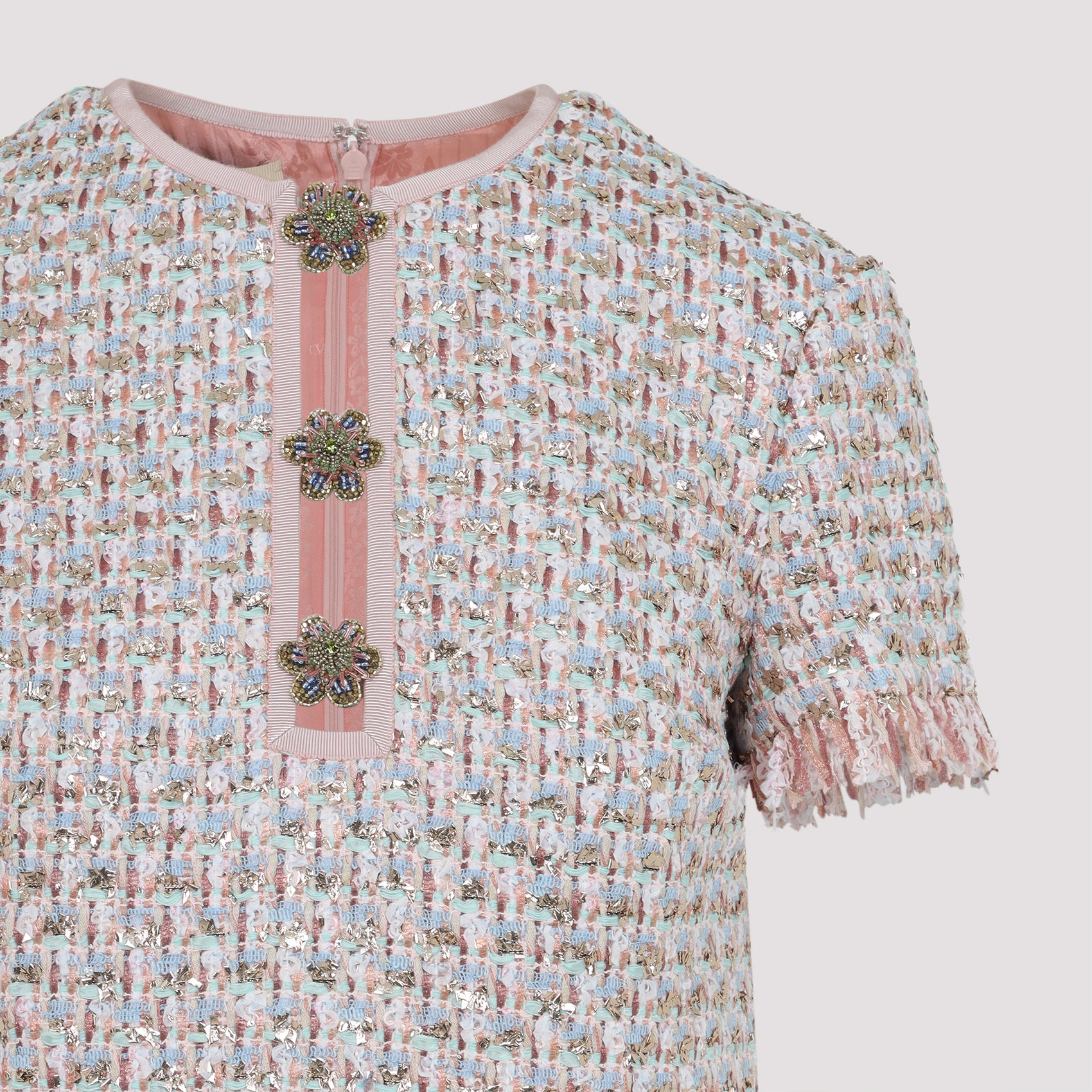 VALENTINO Embroidered Mini Dress for Men