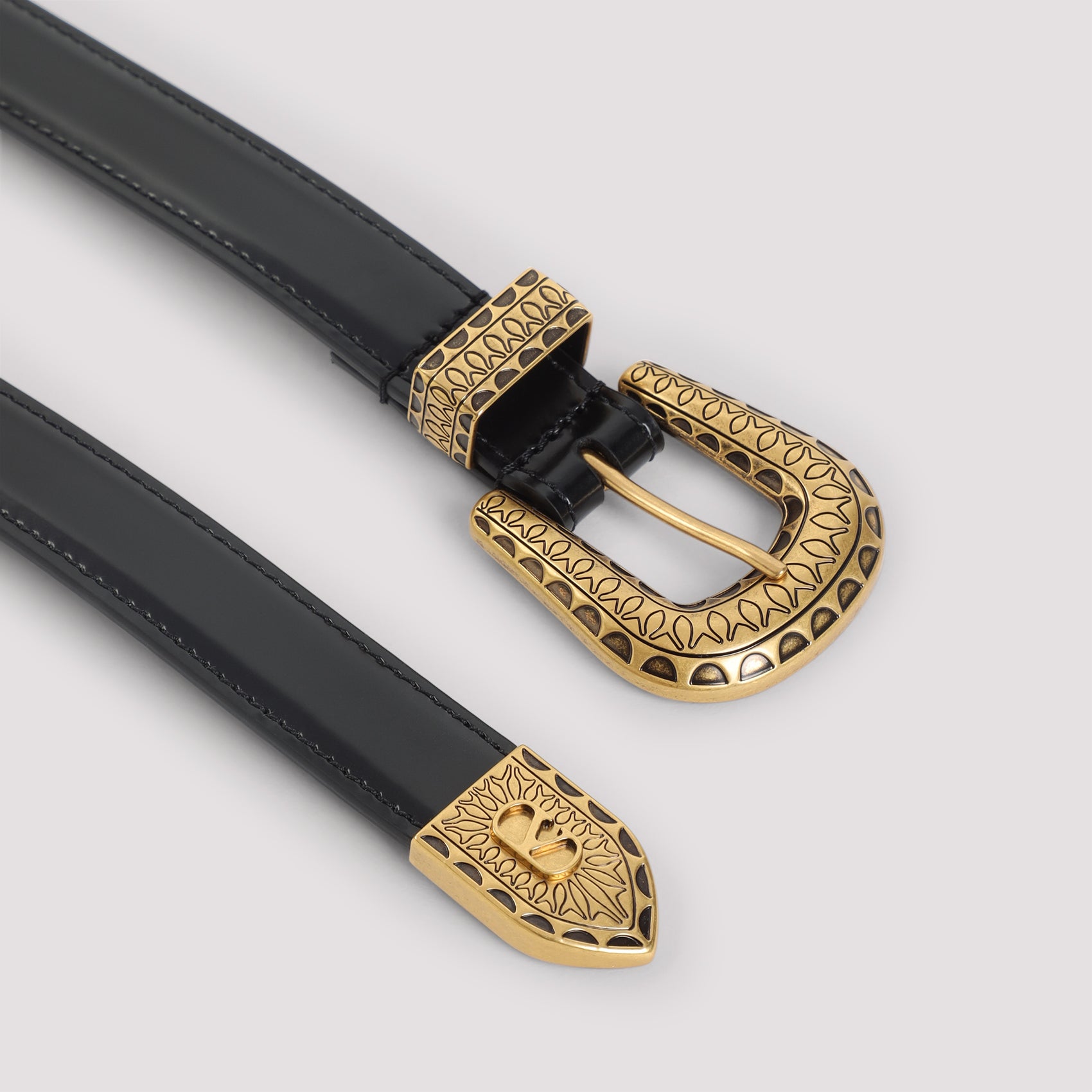 VALENTINO GARAVANI V Logo Signature Belt - 2cm Width