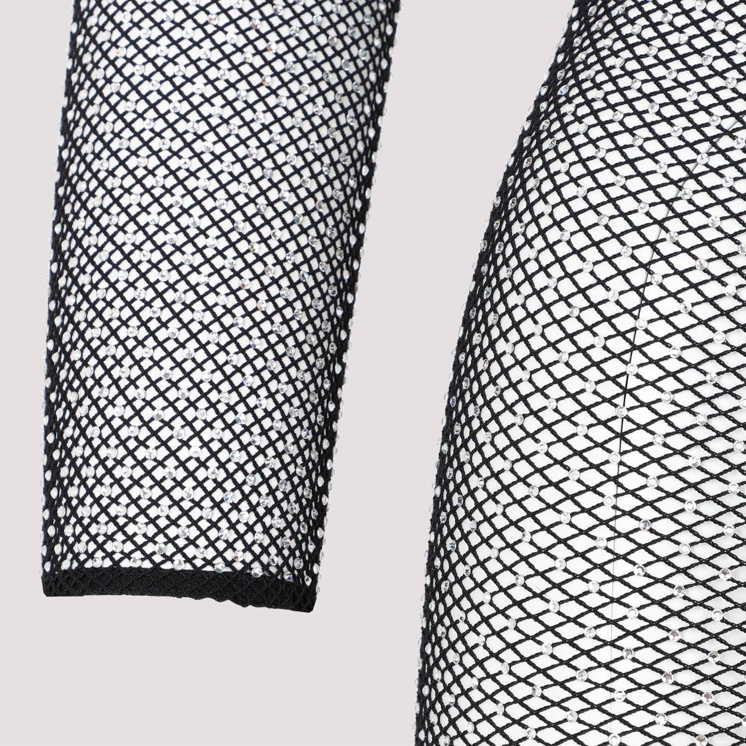 BALENCIAGA Crystal Mesh Mini Top for Men