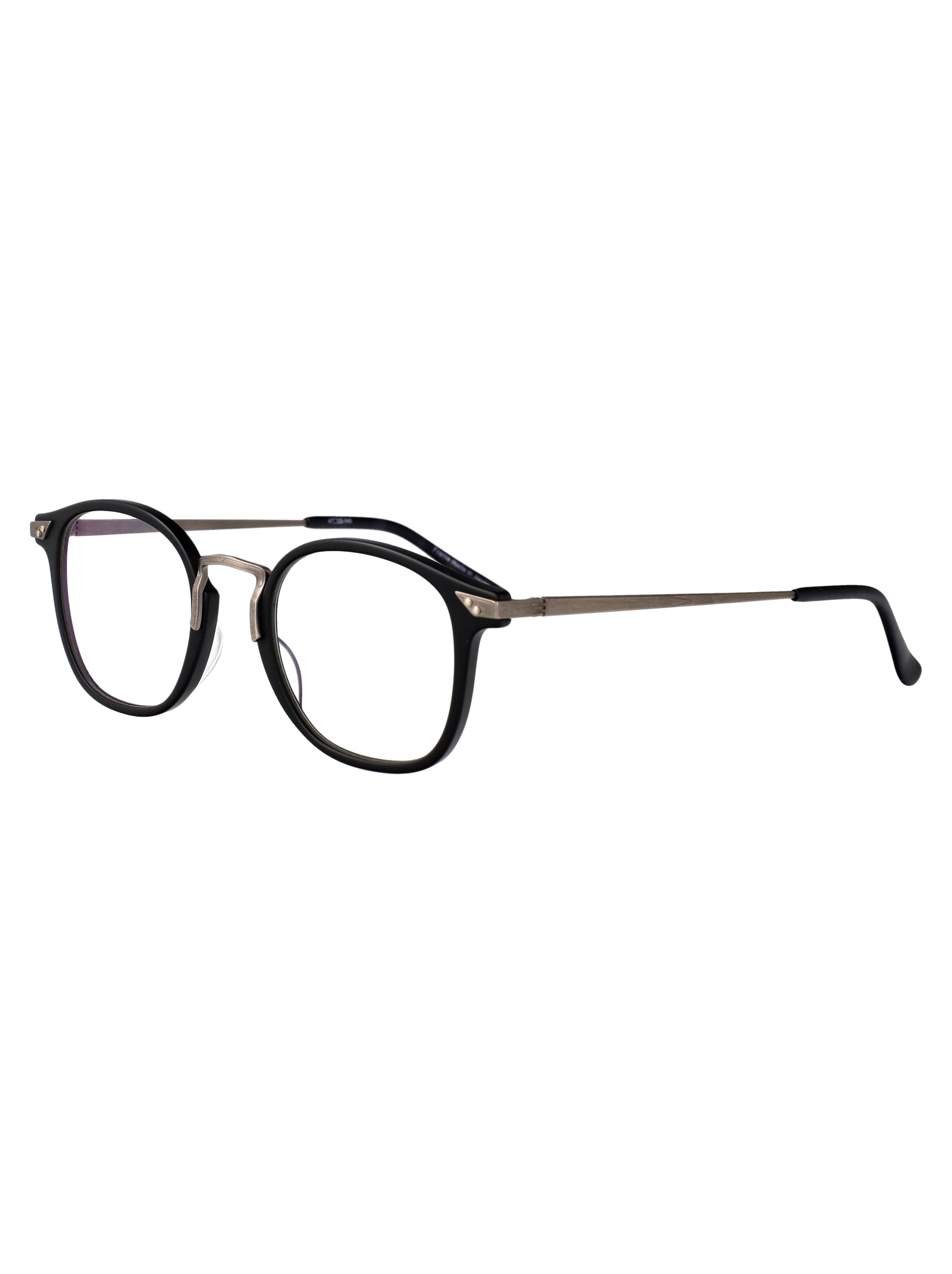 MATSUDA Matte Antique Silver Acetate + Metal Optical Glasses