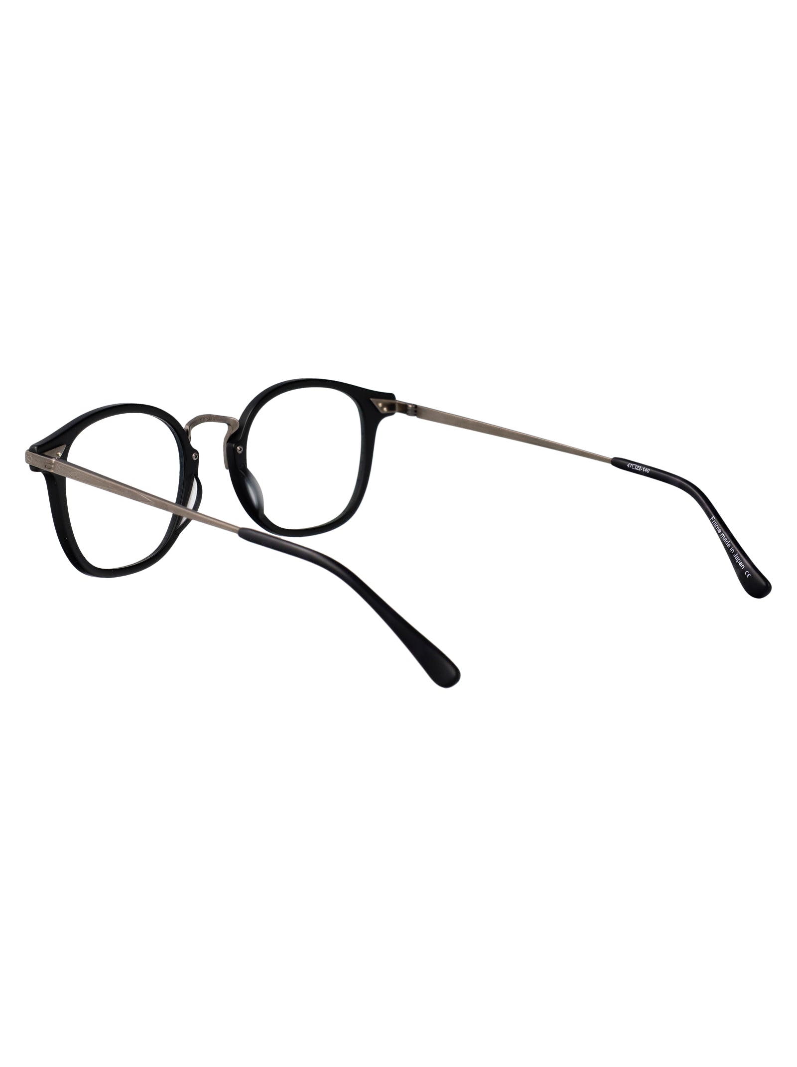 MATSUDA Matte Antique Silver Acetate + Metal Optical Glasses