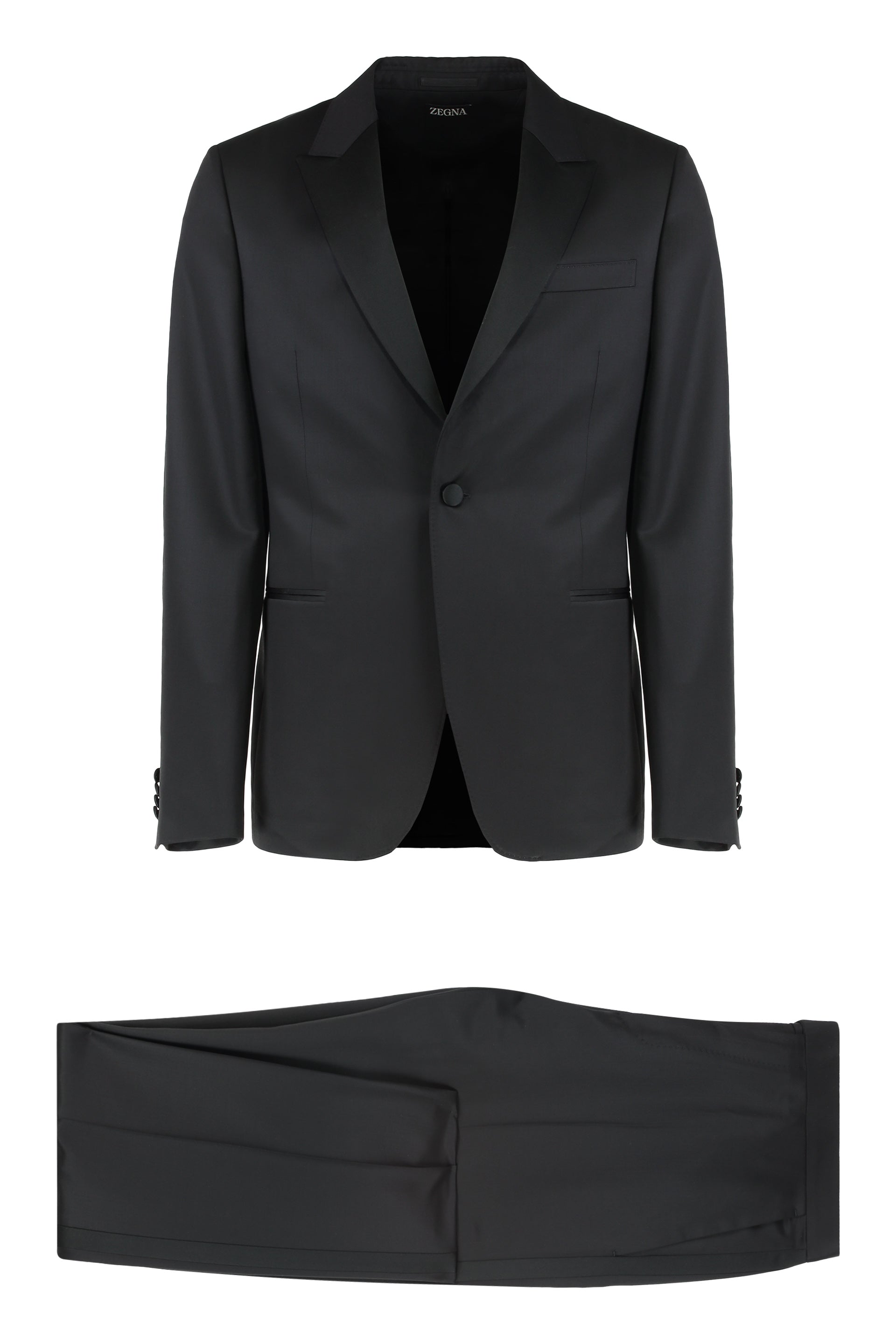 ZEGNA Two-Piece Wool Dress Suit for Men