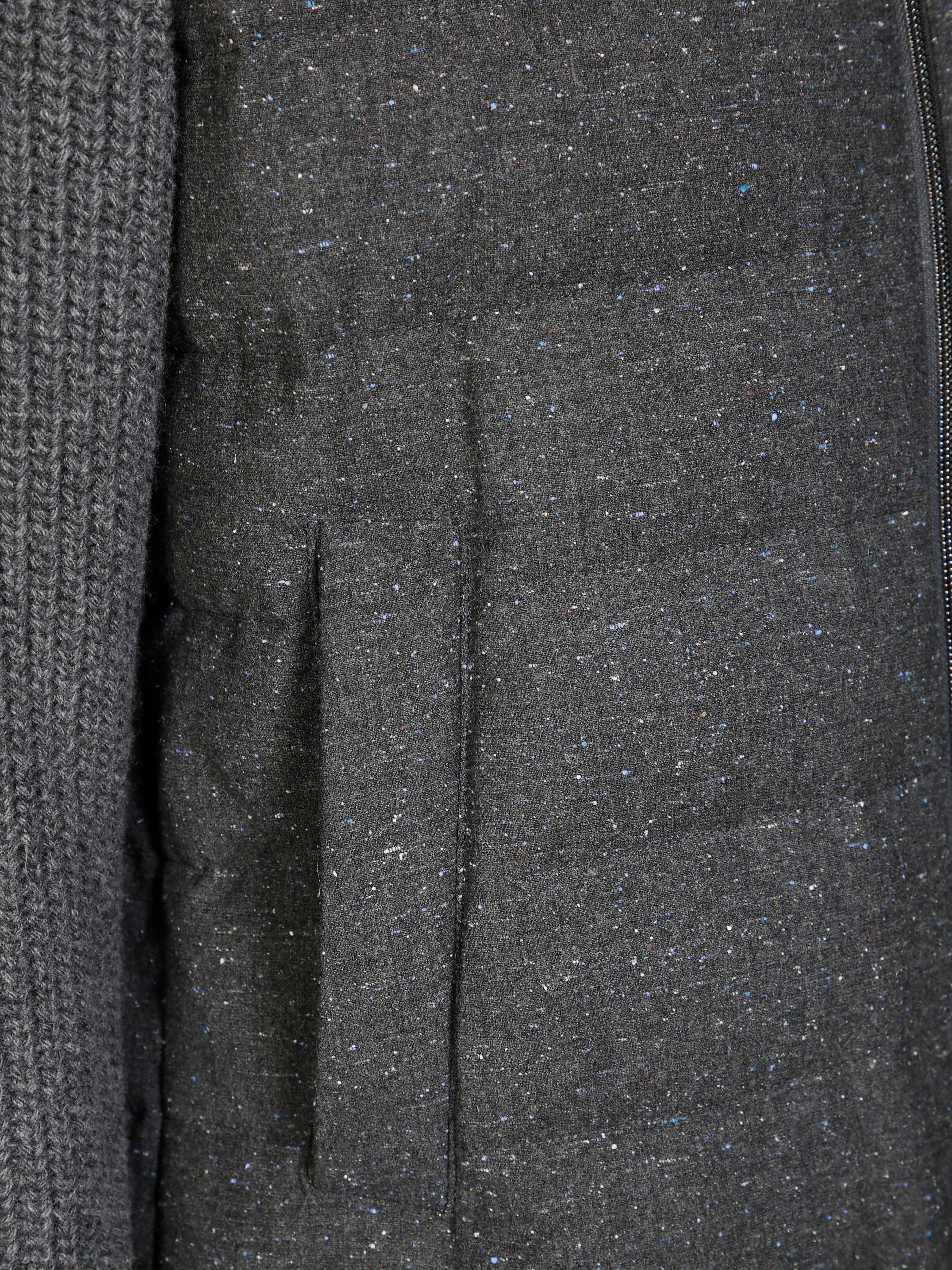 HERNO Women's Puffer Bomber with Sweater Sleeves