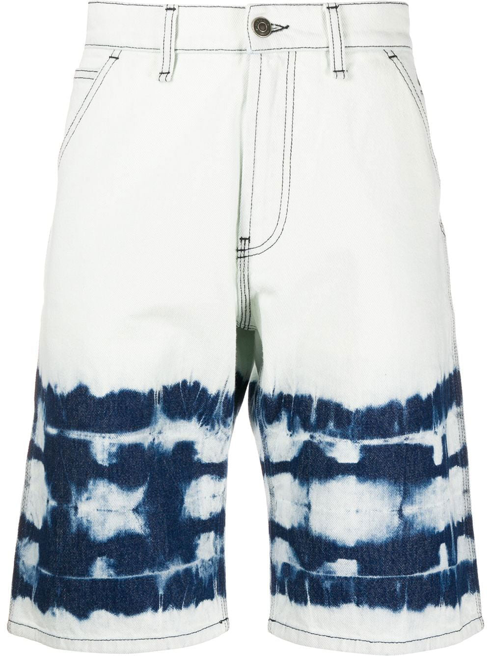 MSGM Men's Comfortable Mini Polyester Blend Shorts