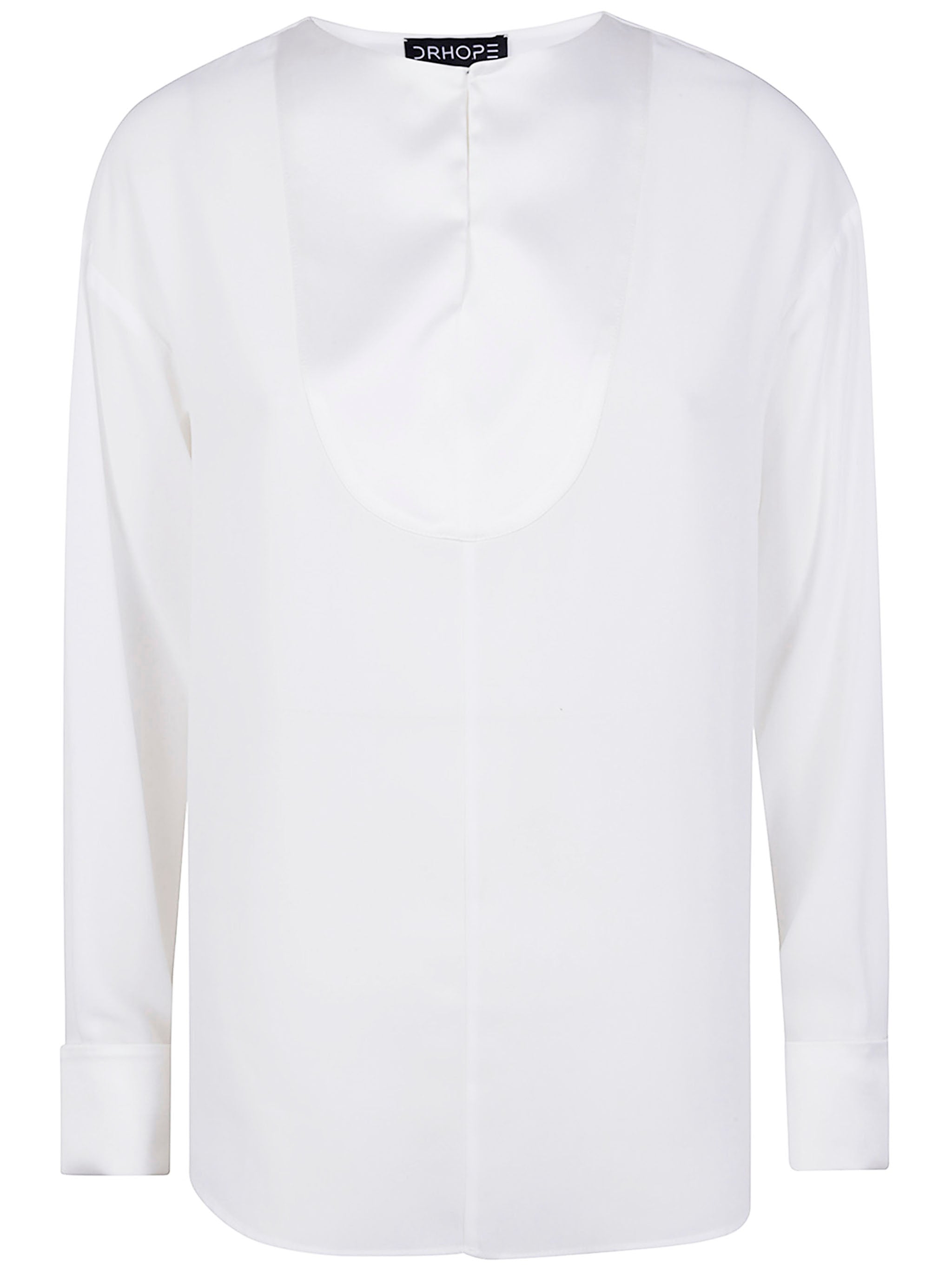 DRHOPE Women's Mini Smoking Shirt