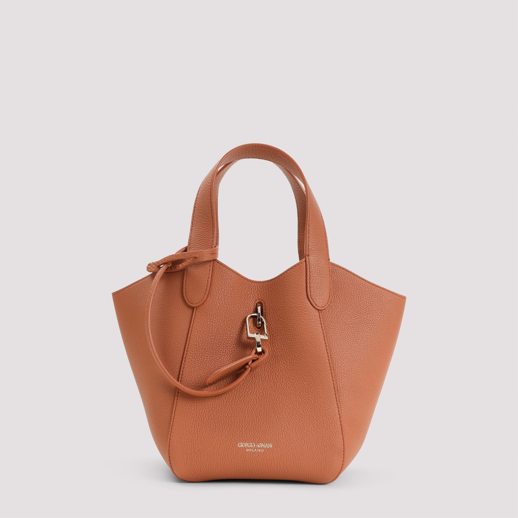 GIORGIO ARMANI Leather Handbag - W:16cm H:20cm D:16cm