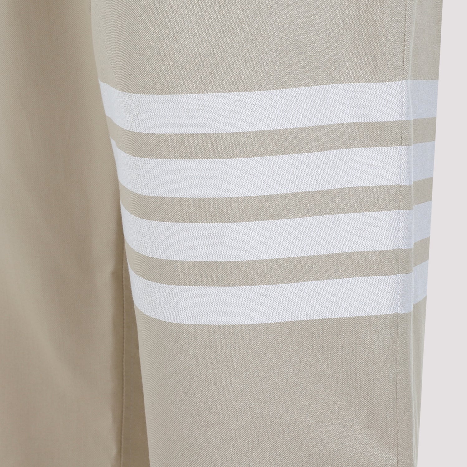 THOM BROWNE Unconstructed Straight Leg Trousers for Men