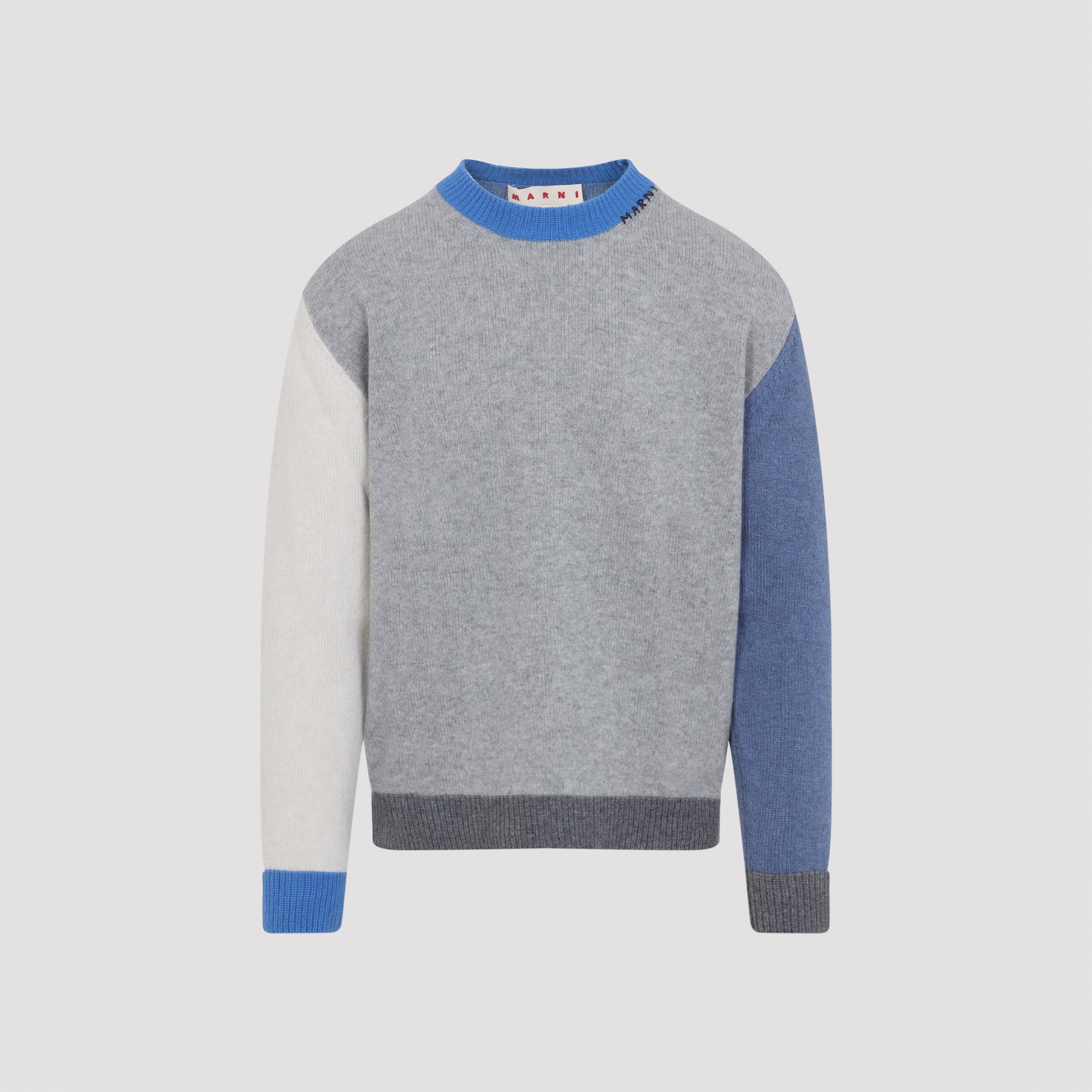 MARNI Roundneck Cashmere Pullover for Men - FW25