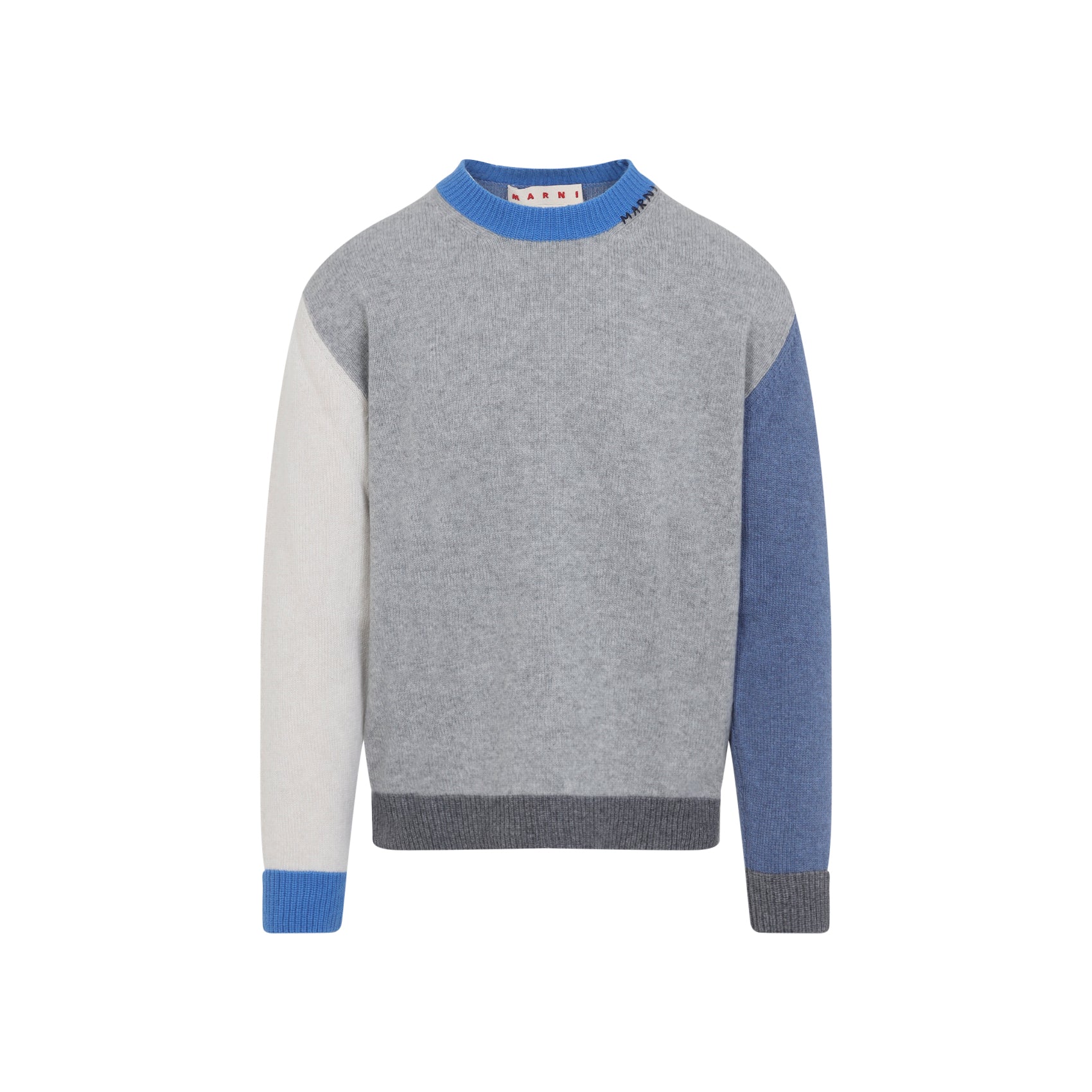 MARNI Roundneck Cashmere Pullover for Men - FW25