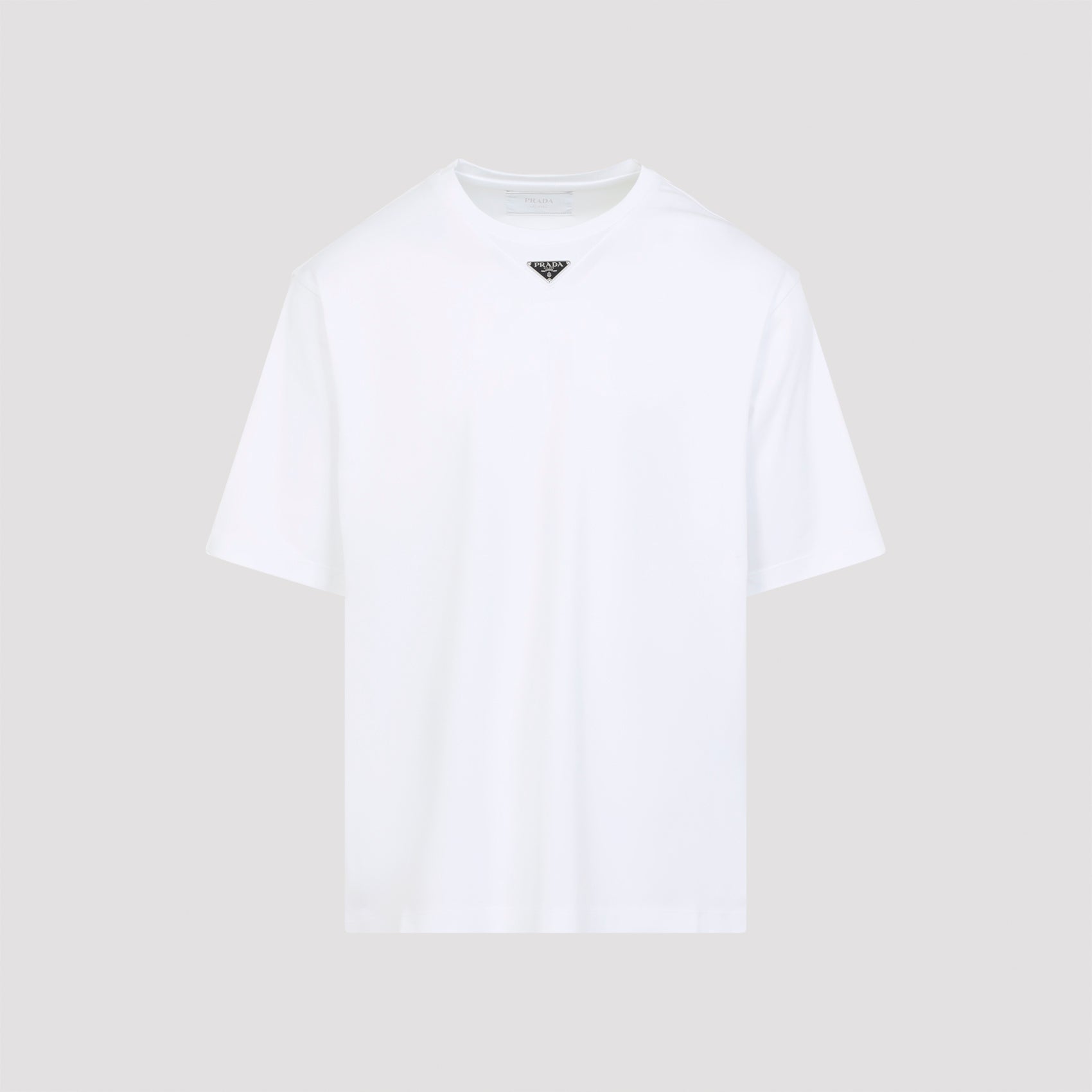 PRADA Classic Cotton T-shirt for Men - SS26 Collection