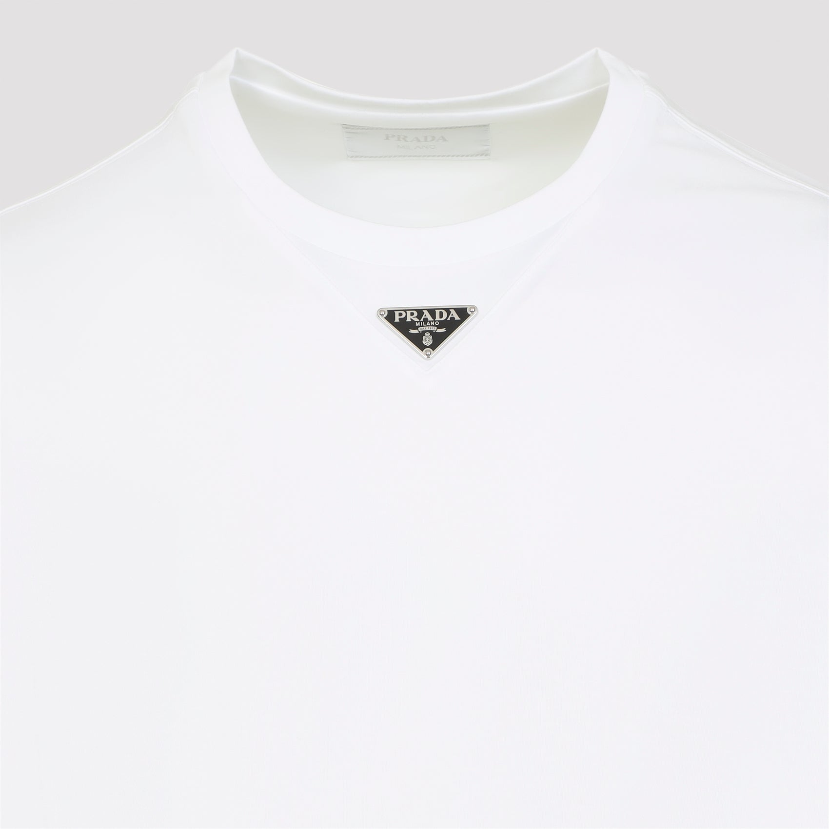 PRADA Classic Cotton T-shirt for Men - SS26 Collection