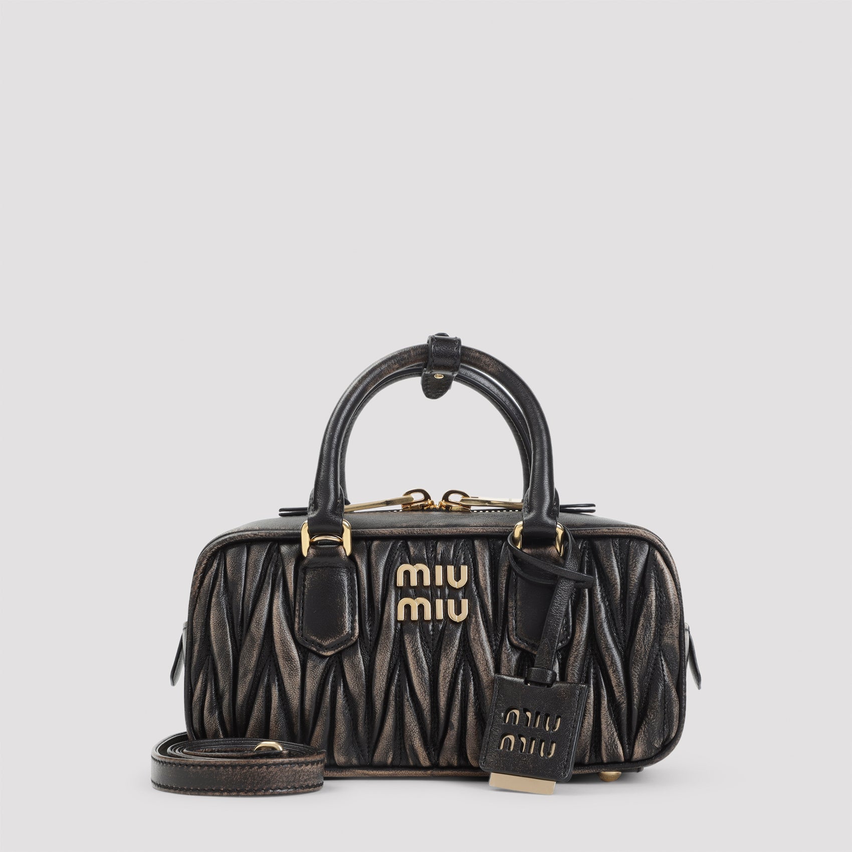 MIU MIU Mini Lamb Leather Shoulder Handbag