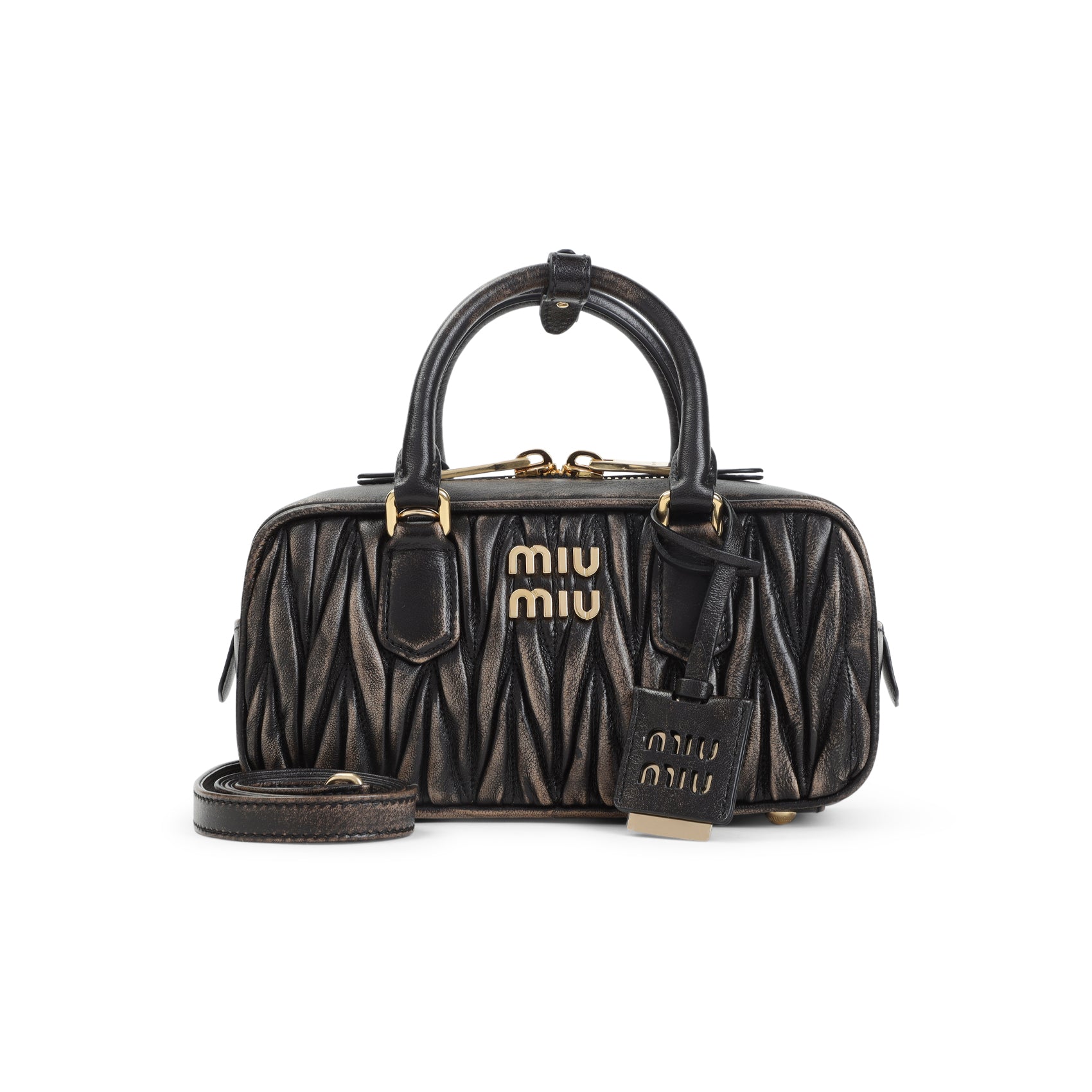MIU MIU Mini Lamb Leather Shoulder Handbag
