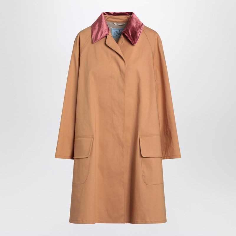 PRADA Flared Fit Trench Jacket for Women