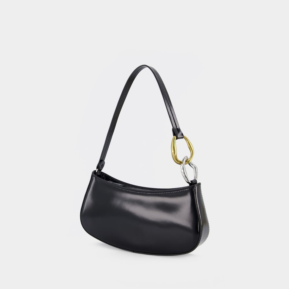 STAUD Mini Hobo Handbag with Chic Rings